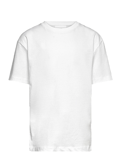 Enkel Studio Basic o-neck tee S/S - Fødselsdagsgaver - WHITE / white