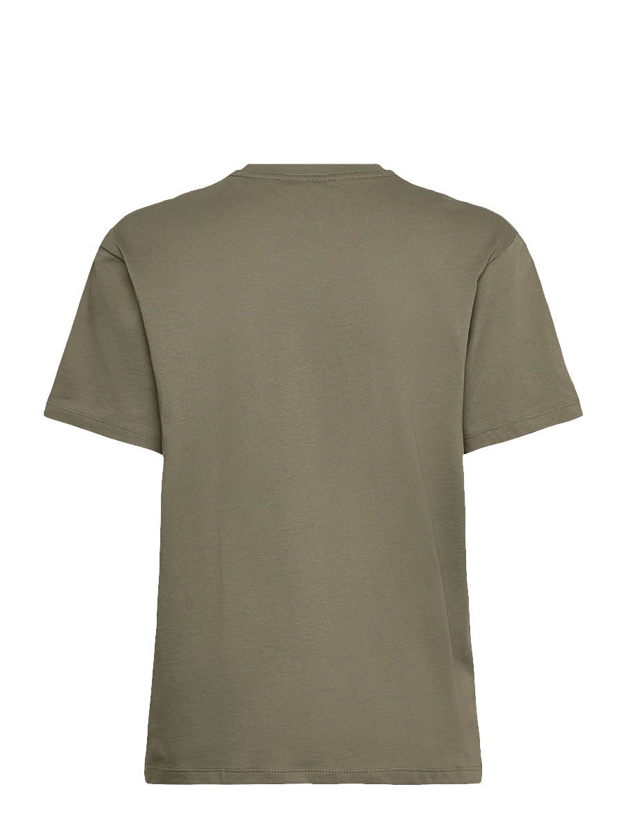 Enkel Studio - Basic o-neck tee S/S - t-shirts - army - 2
