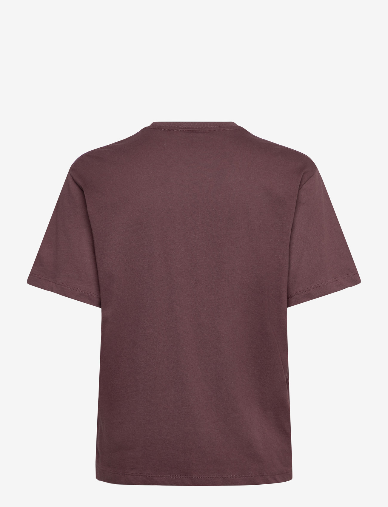 Enkel Studio - Basic o-neck tee S/S - t-shirts - berry red - 1