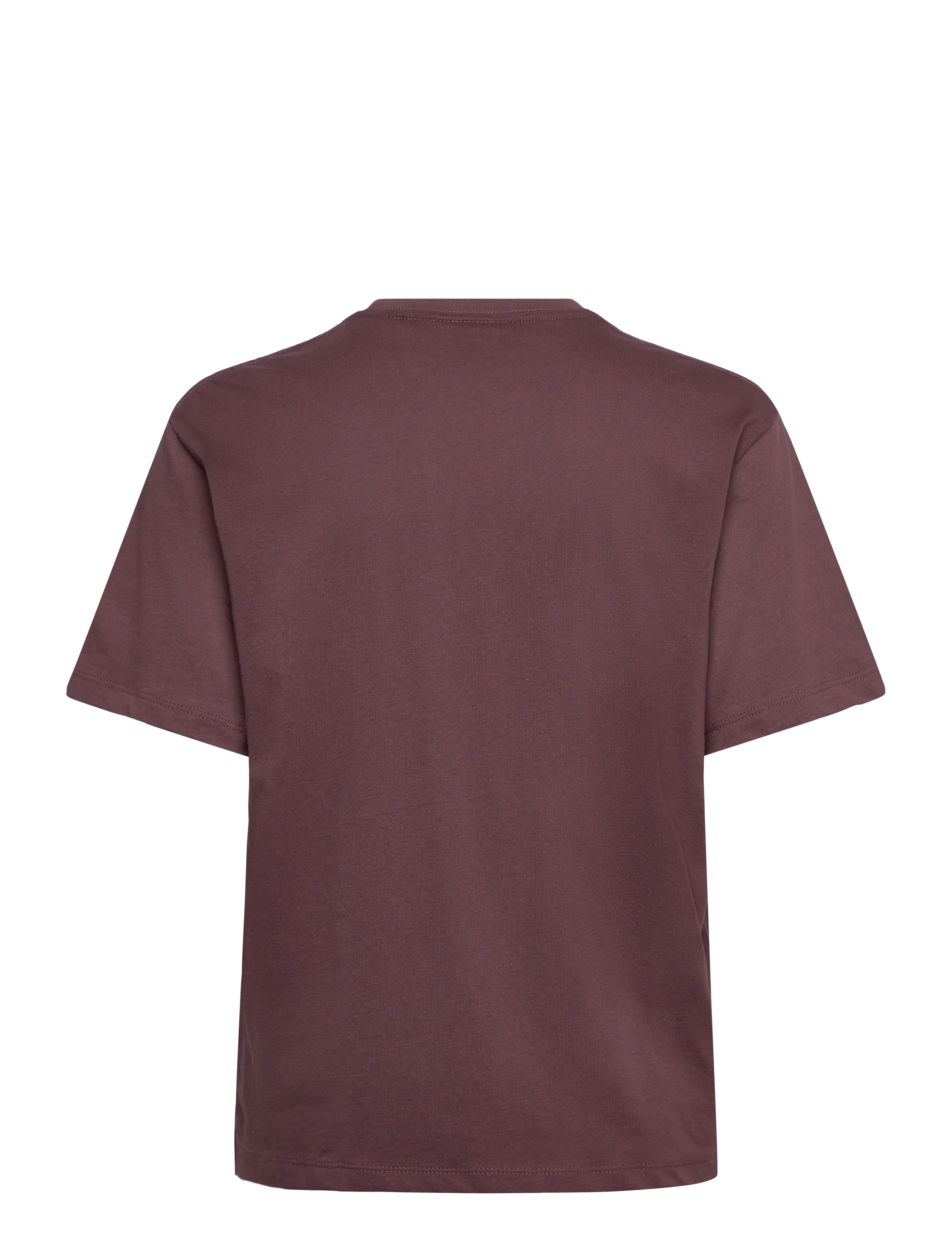 Enkel Studio - Basic o-neck tee S/S - t-shirts - berry red - 1