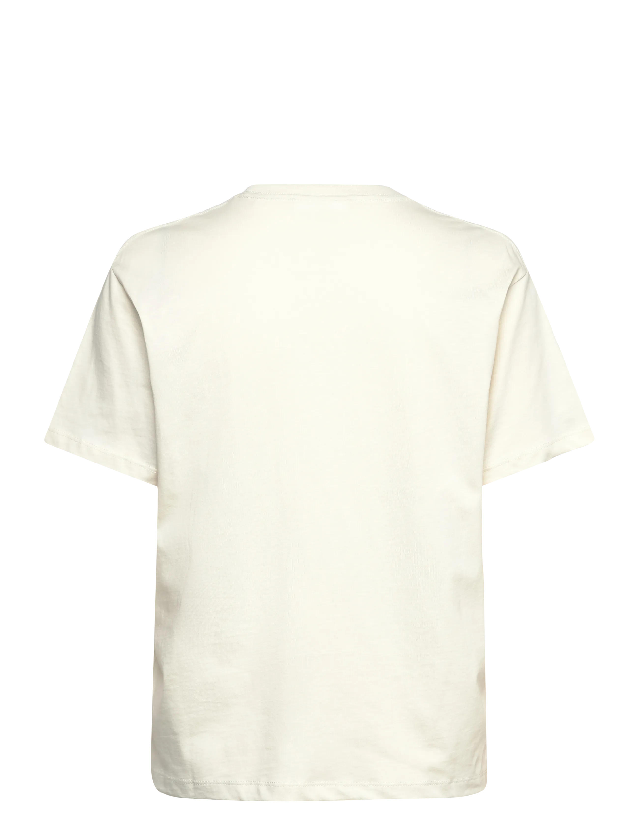 Enkel Studio - Basic o-neck tee S/S - lägsta priserna - bone white - 2
