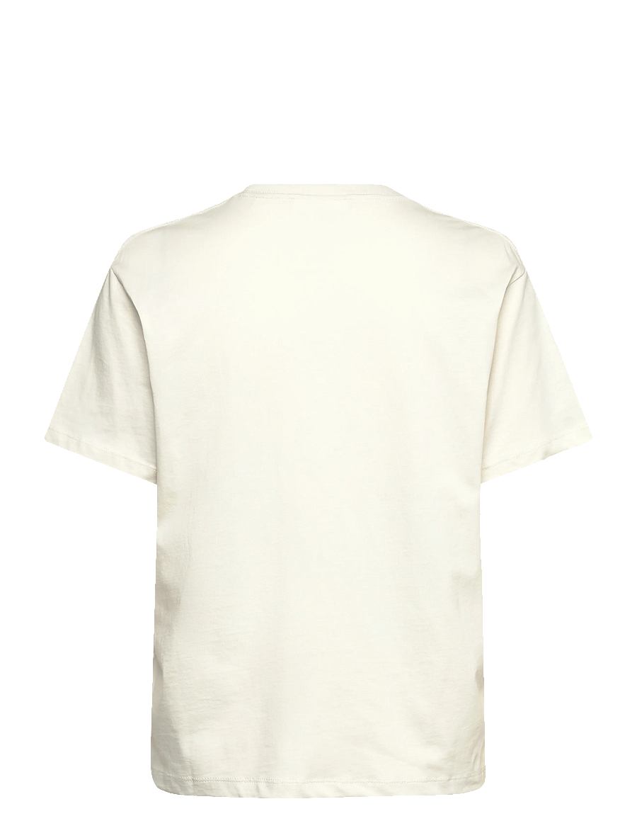 Enkel Studio - Basic o-neck tee S/S - t-shirts - bone white - 2