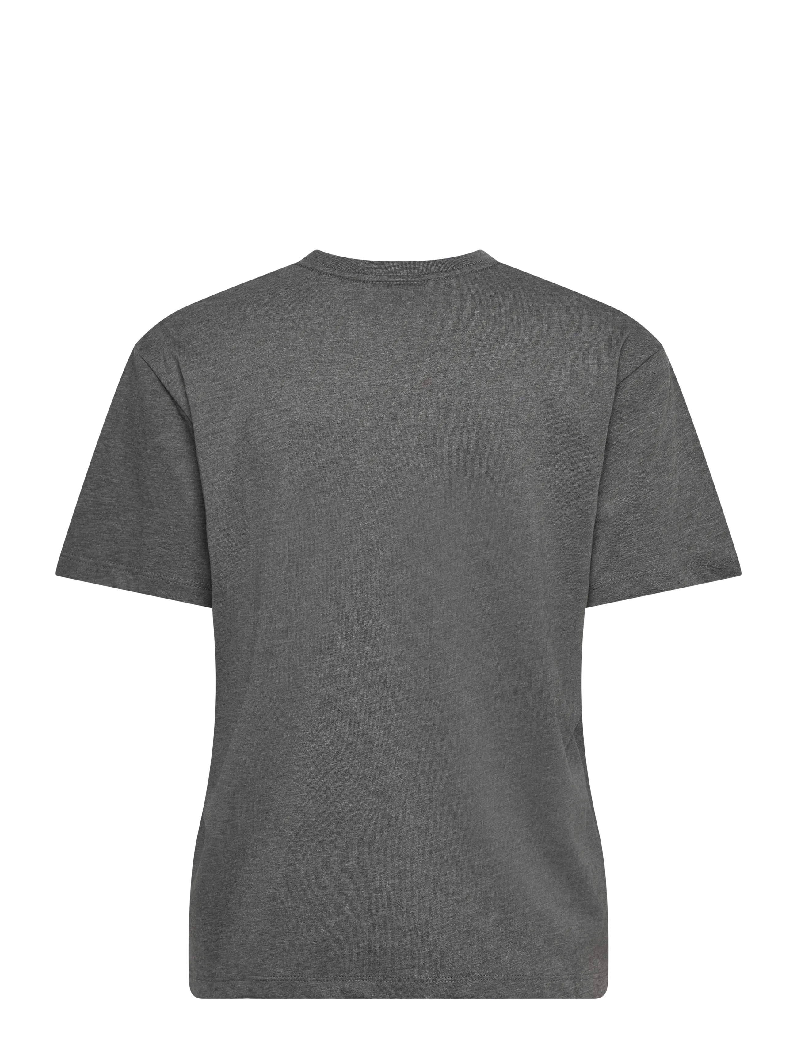 Enkel Studio - Basic o-neck tee S/S - laveste priser - dk grey - 1