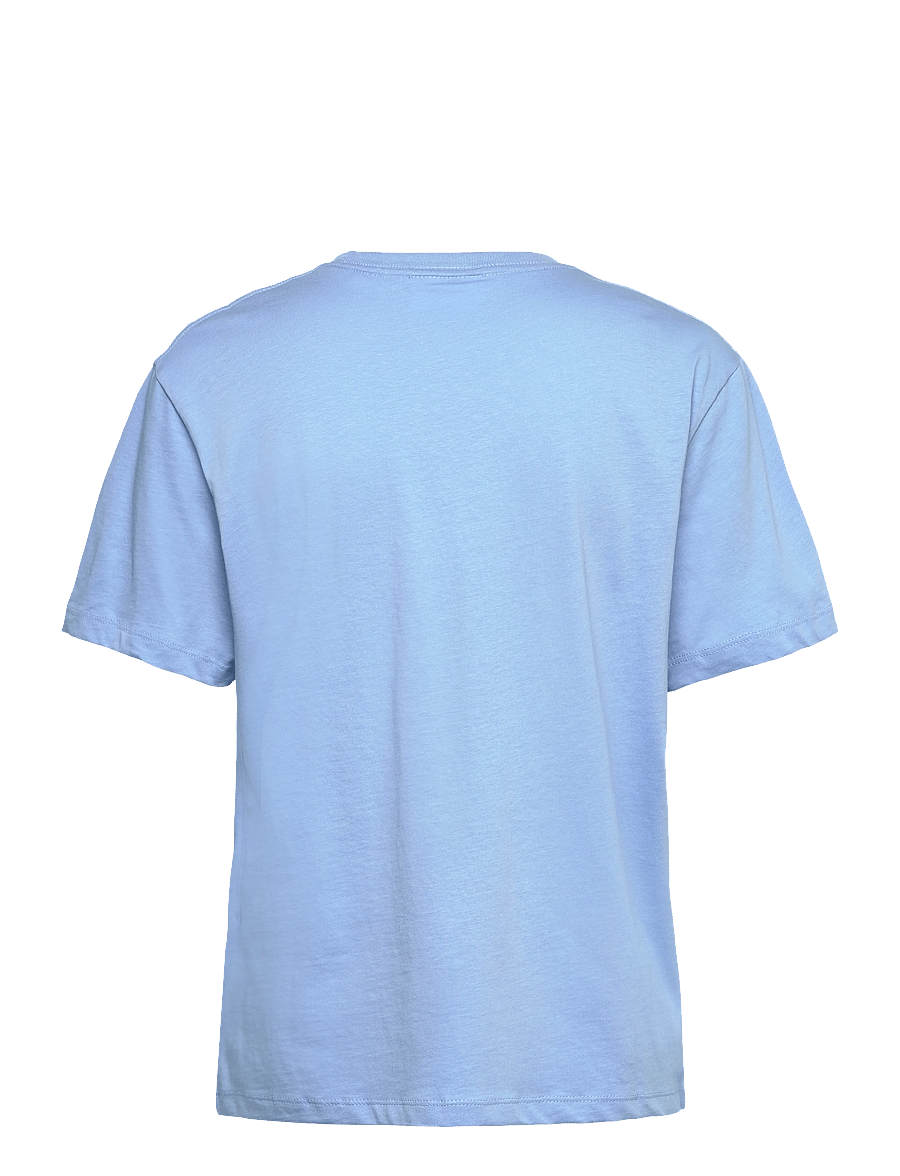 Enkel Studio - Basic o-neck tee S/S - t-shirts - lt blue - 2