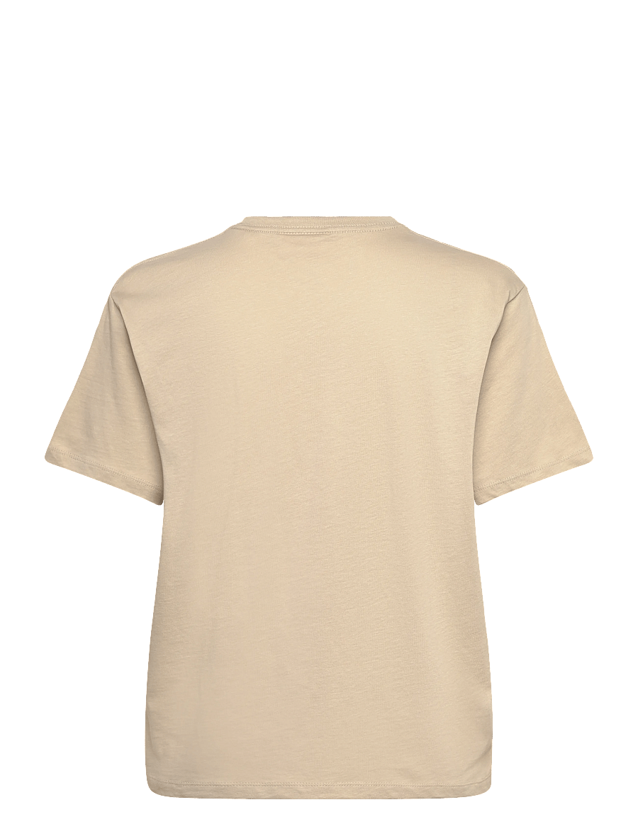 Enkel Studio - Basic o-neck tee S/S - t-shirts - stone - 2