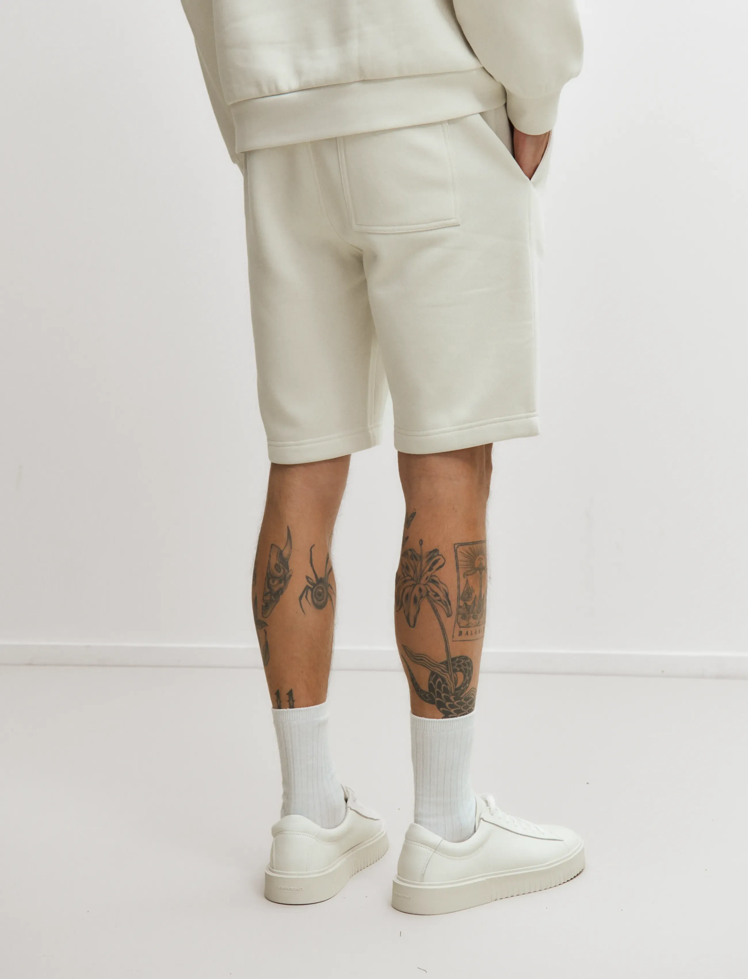 Enkel Studio - Sweat shorts - die niedrigsten preise - bone white - 3