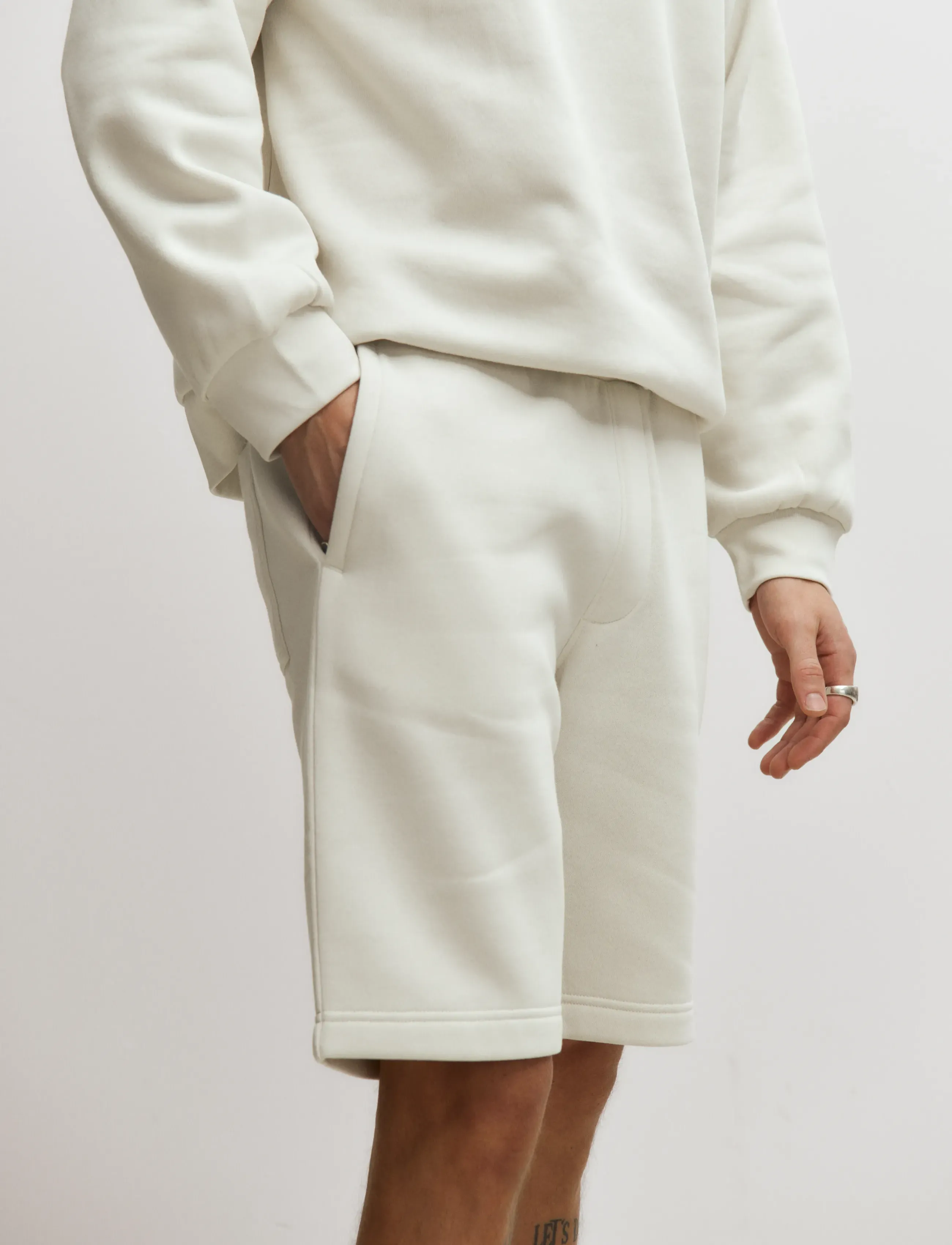 Enkel Studio - Sweat shorts - die niedrigsten preise - bone white - 4