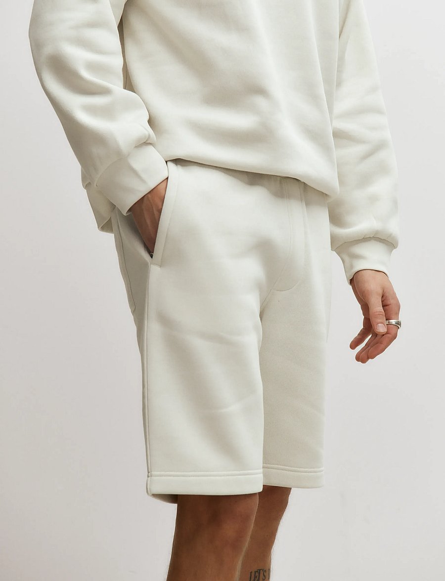 Enkel Studio - Sweat shorts - sweat shorts - bone white - 4