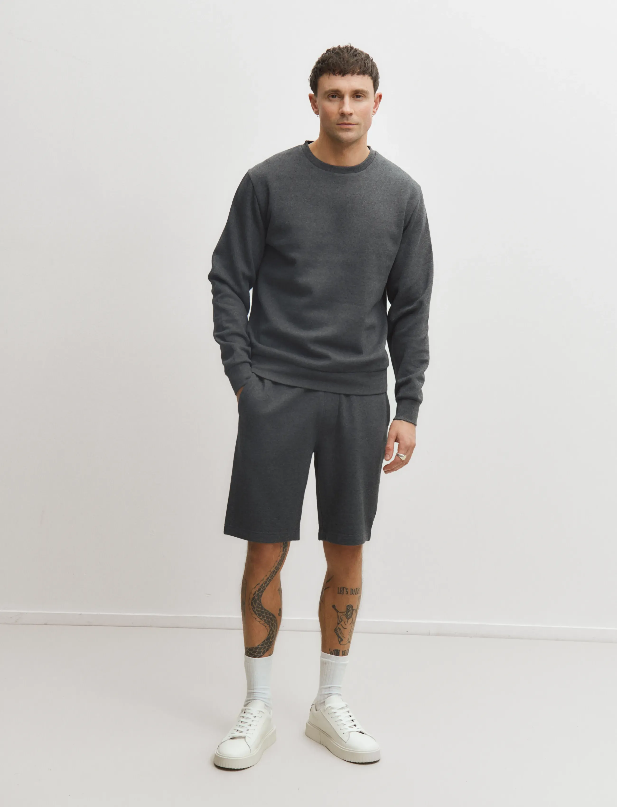 Enkel Studio - Sweat shorts - sweat shorts - dk grey - 4