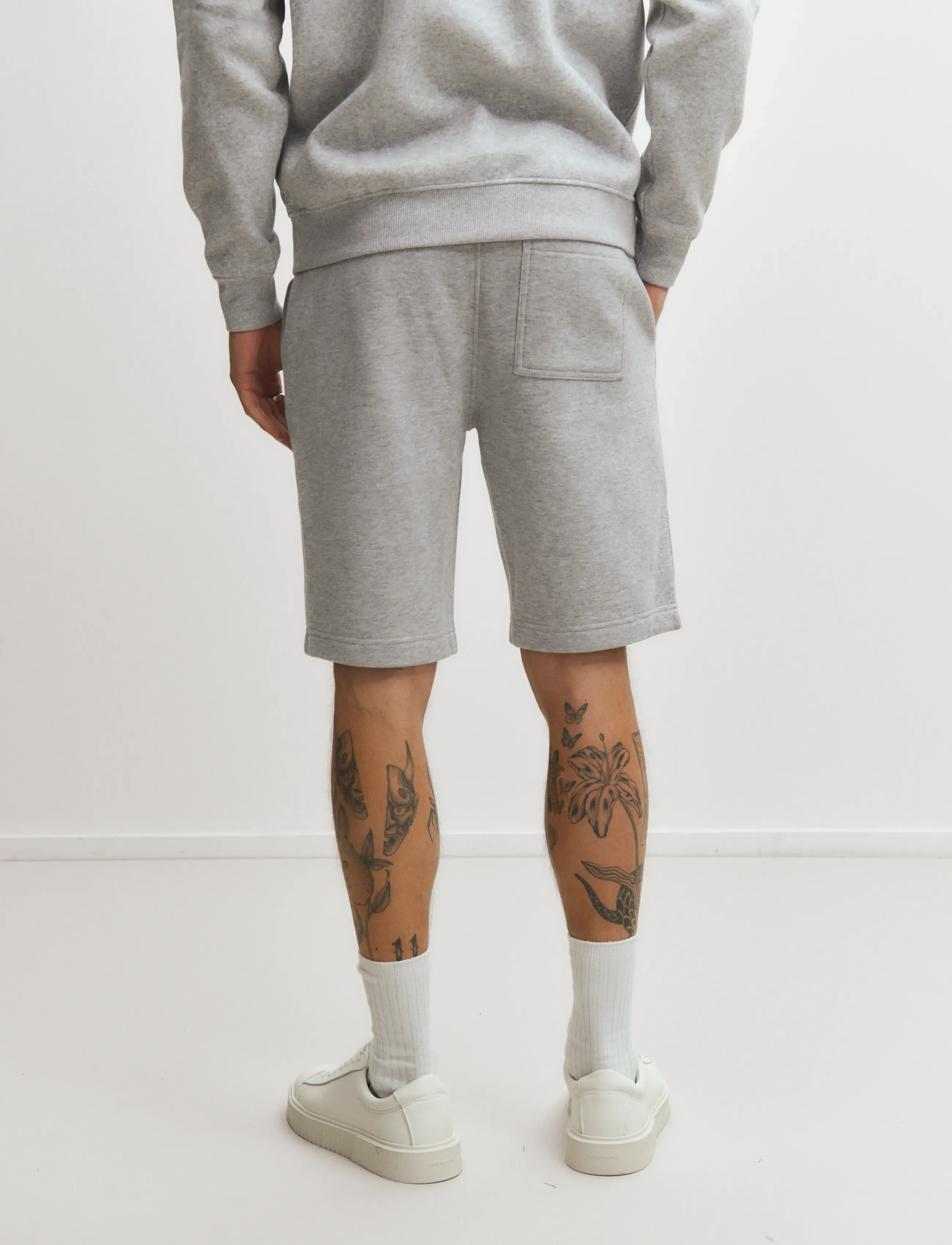 Enkel Studio - Sweat shorts - sweat shorts - grey mel - 3
