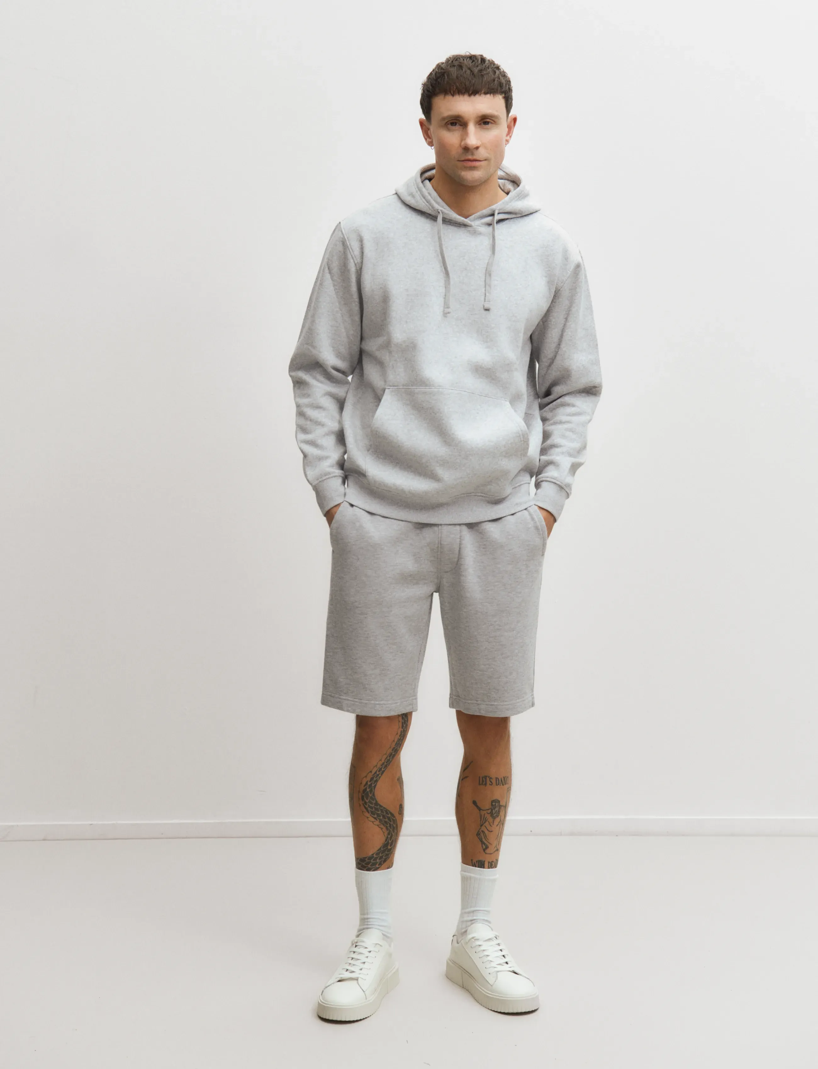 Enkel Studio - Sweat shorts - sweat shorts - grey mel - 5