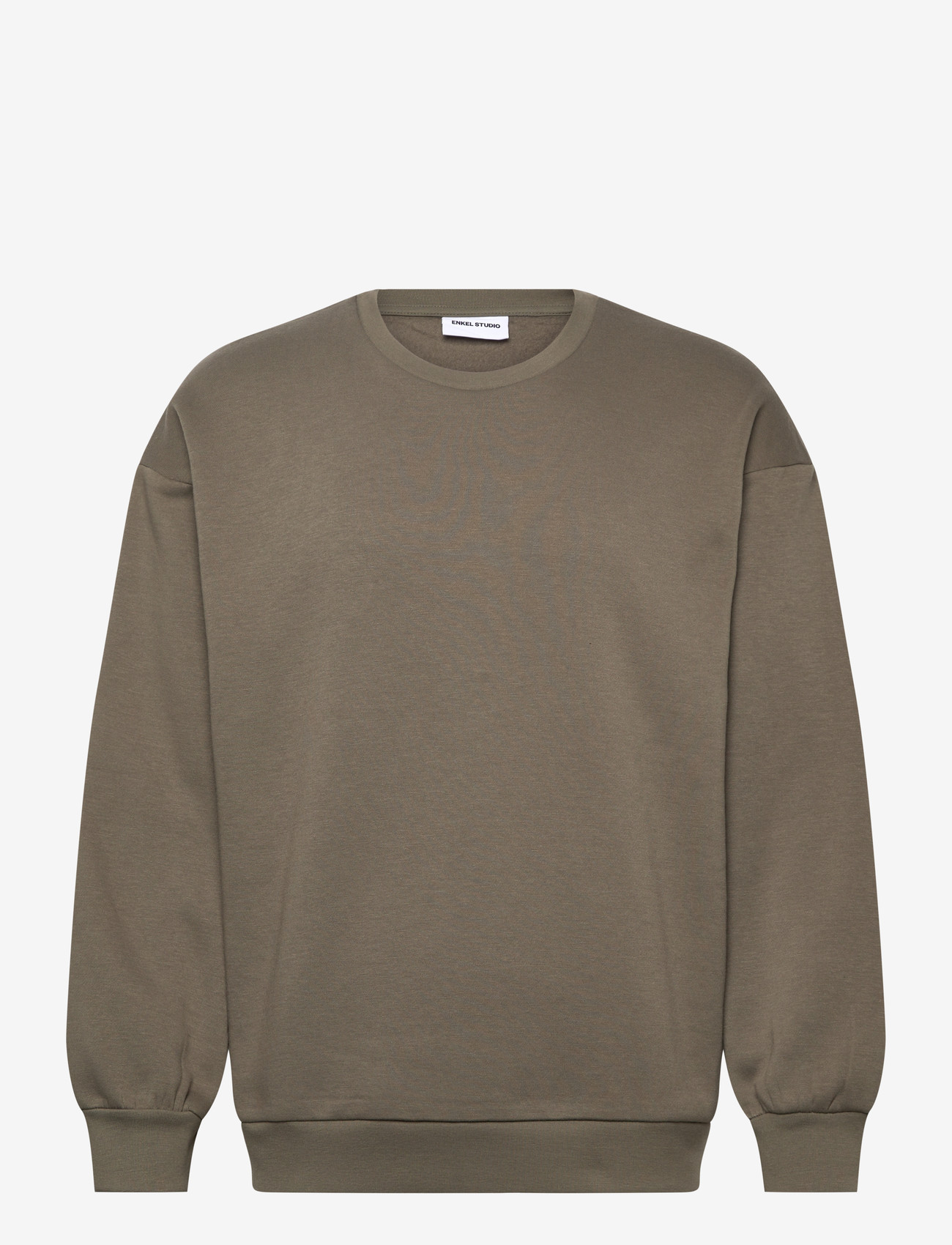Enkel Studio - O-neck sweat oversize - sweatshirts - army - 0