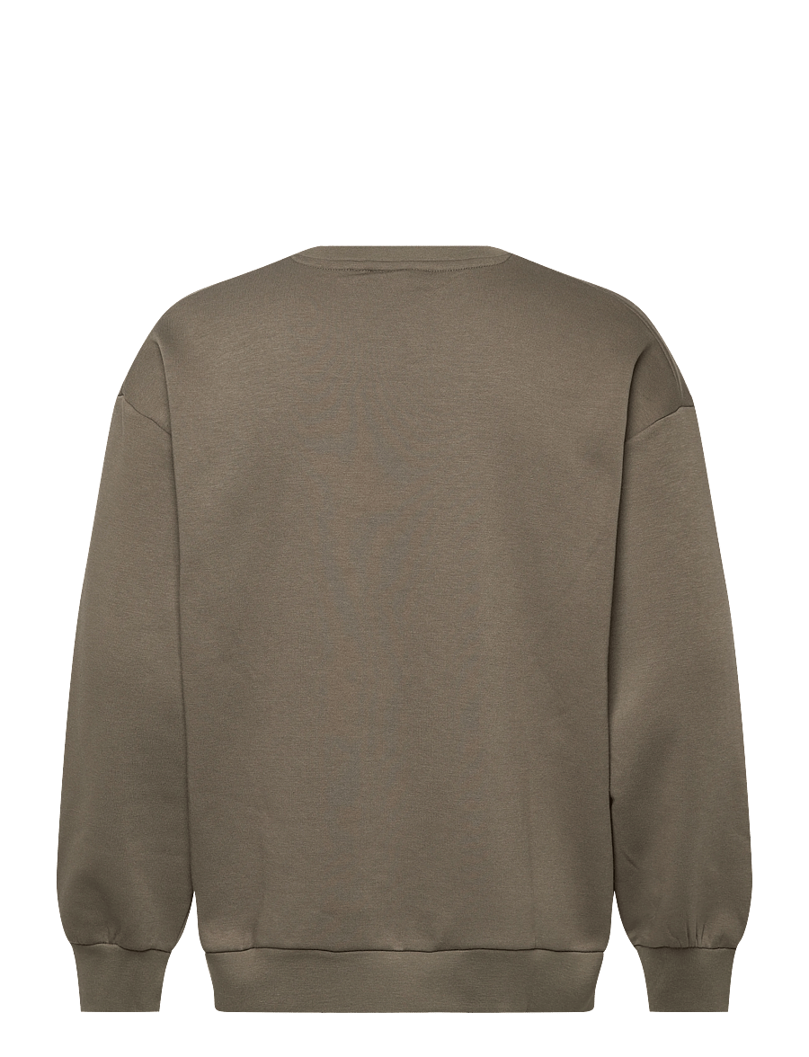 Enkel Studio - O-neck sweat oversize - sweatshirts - army - 1