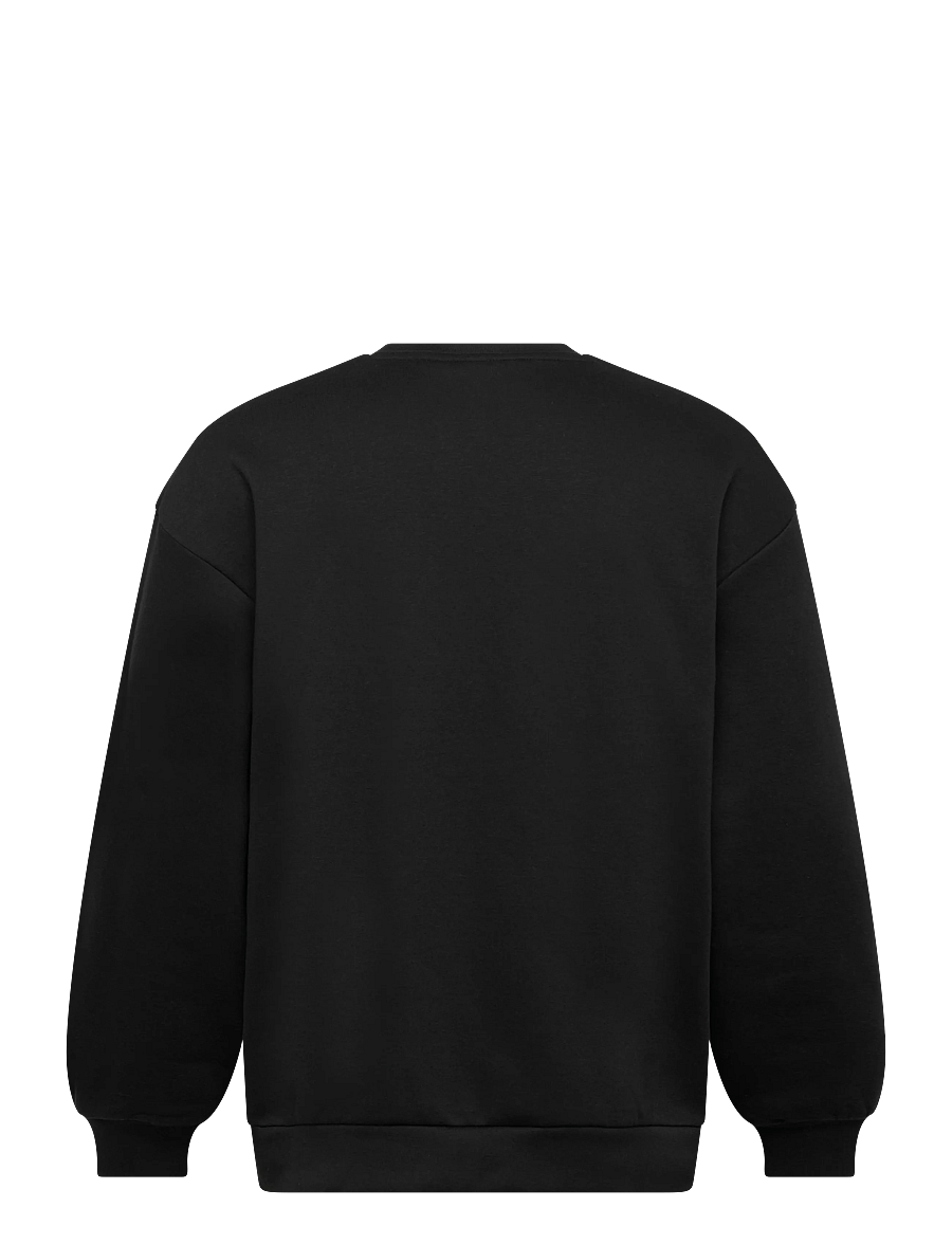 Enkel Studio - O-neck sweat oversize - sweatshirts - black - 1