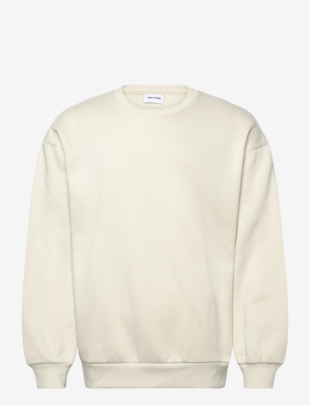 Enkel Studio - O-neck sweat oversize - sweatshirts - bone white - 1