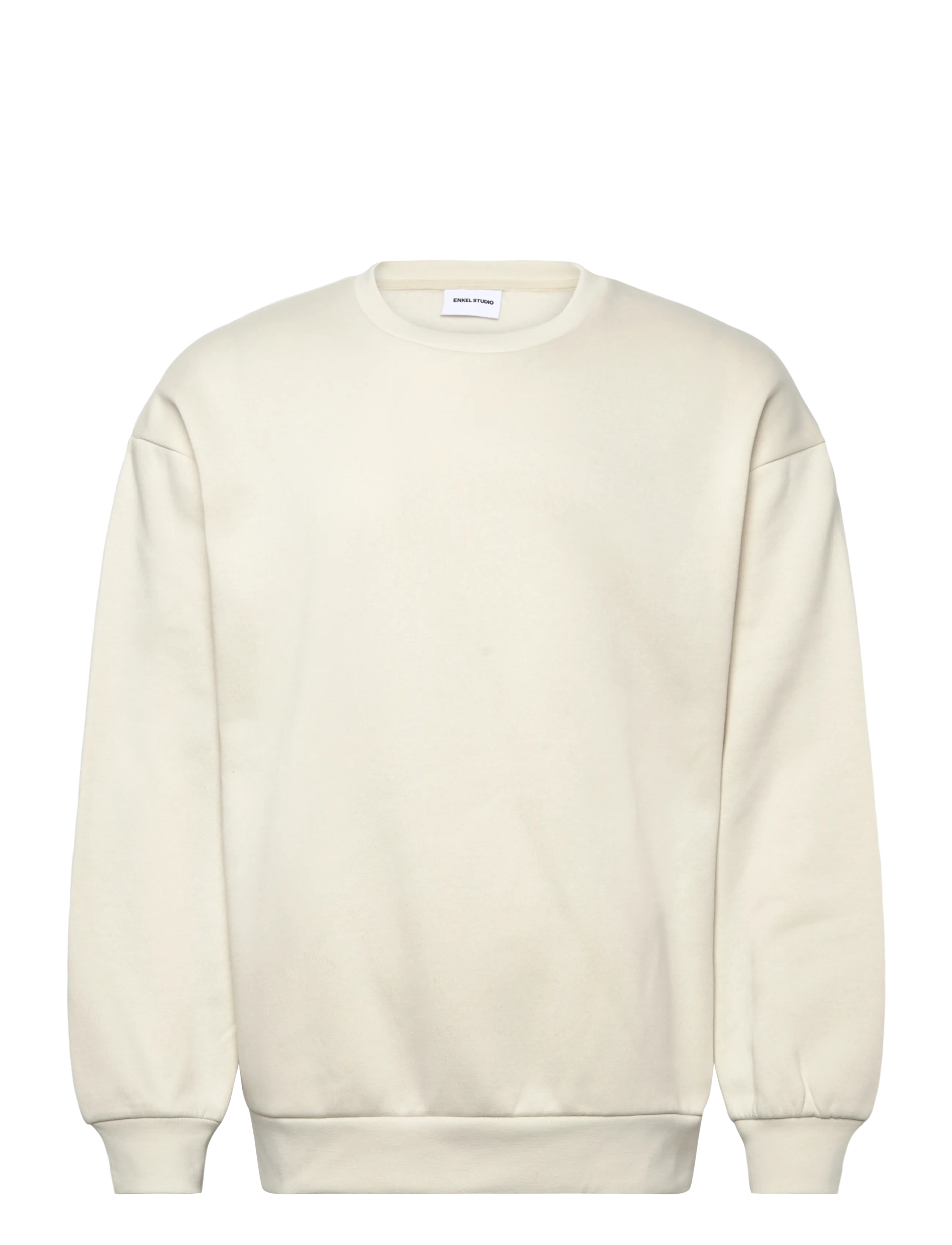 Enkel Studio O-neck sweat oversize - Basics - BONE WHITE / cream