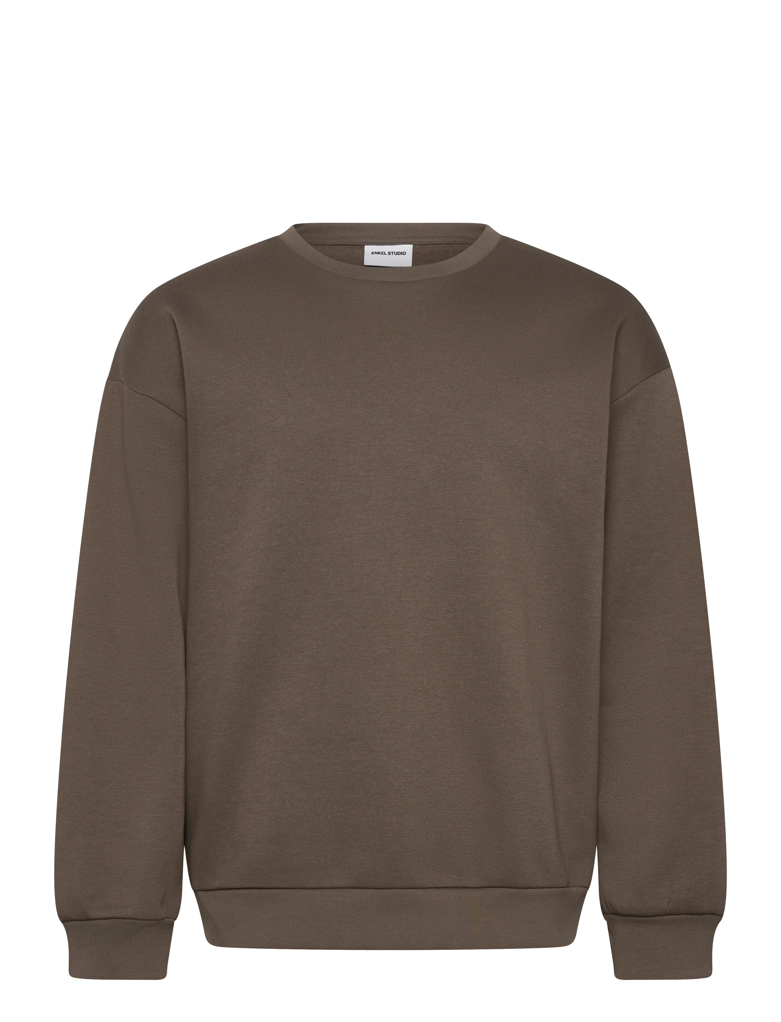 Enkel Studio O-neck sweat oversize - Enkel Studio - BROWN / brown