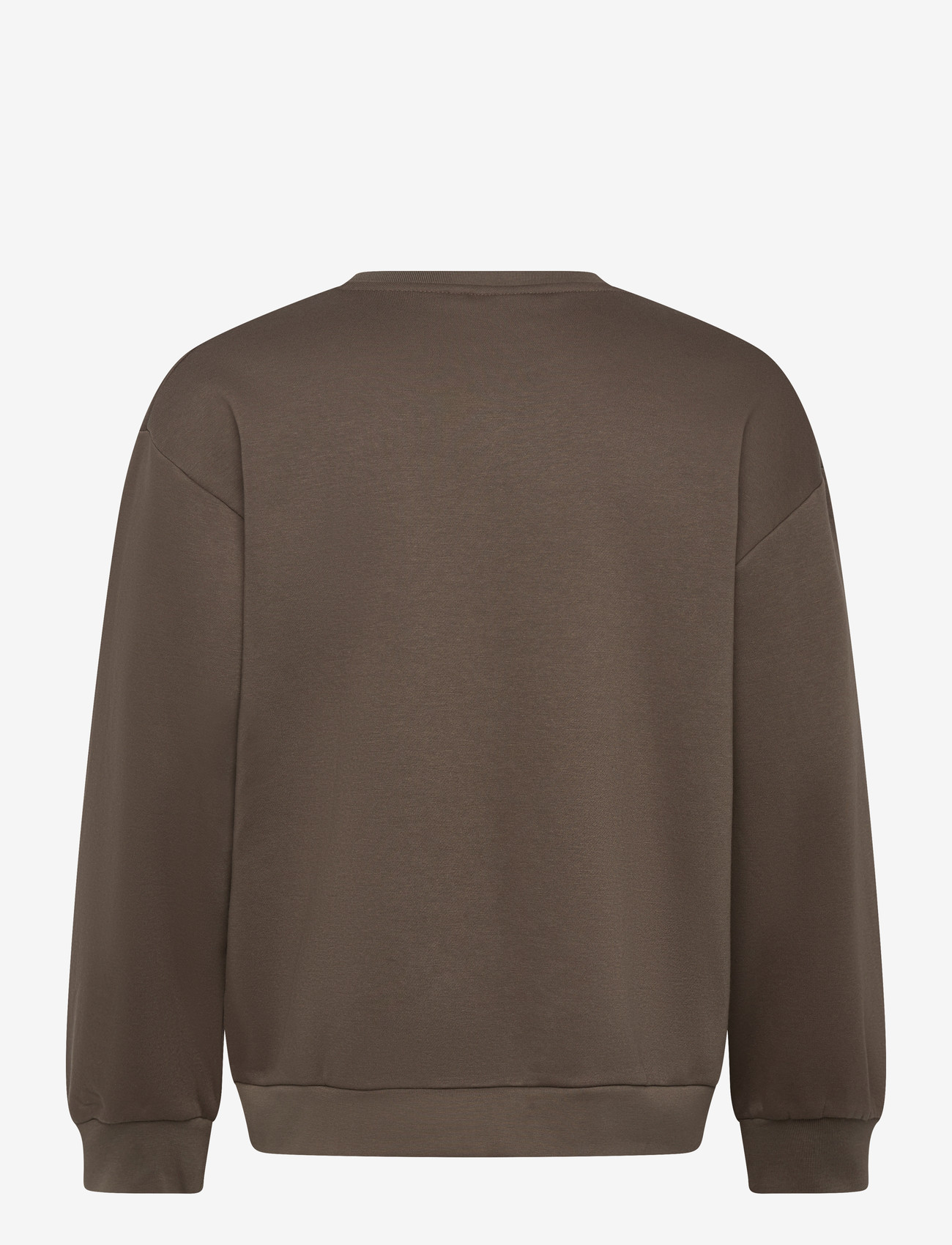 Enkel Studio - O-neck sweat oversize - sweatshirts - brown - 1