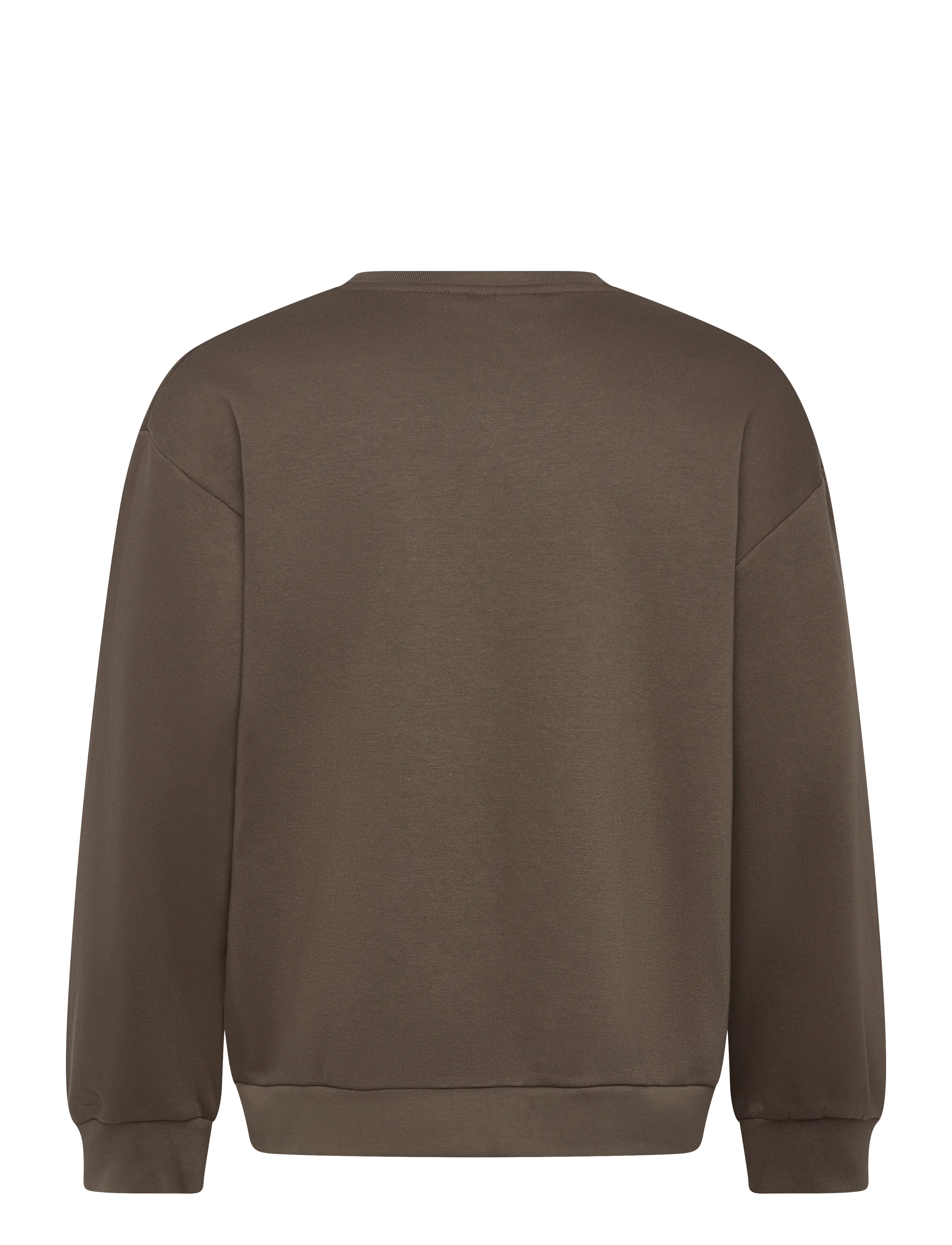 Enkel Studio - O-neck sweat oversize - dressipluusid - brown - 1