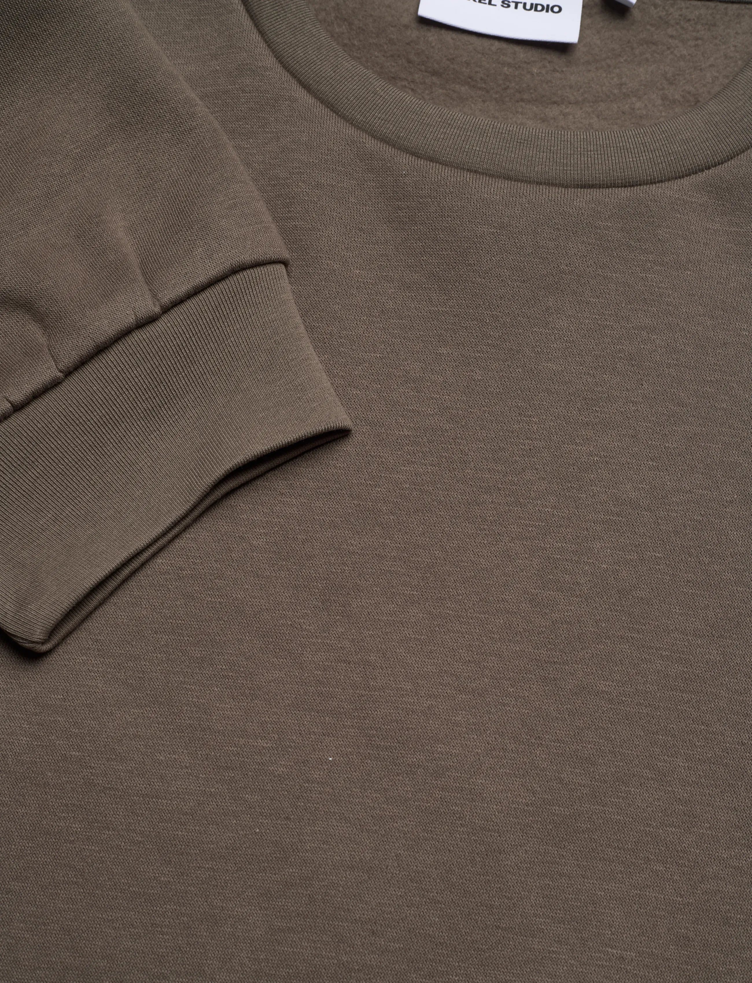 Enkel Studio - O-neck sweat oversize - dressipluusid - brown - 2
