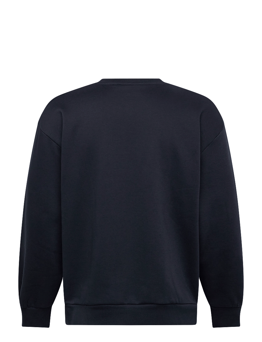 Enkel Studio - O-neck sweat oversize - sweatshirts - navy - 1
