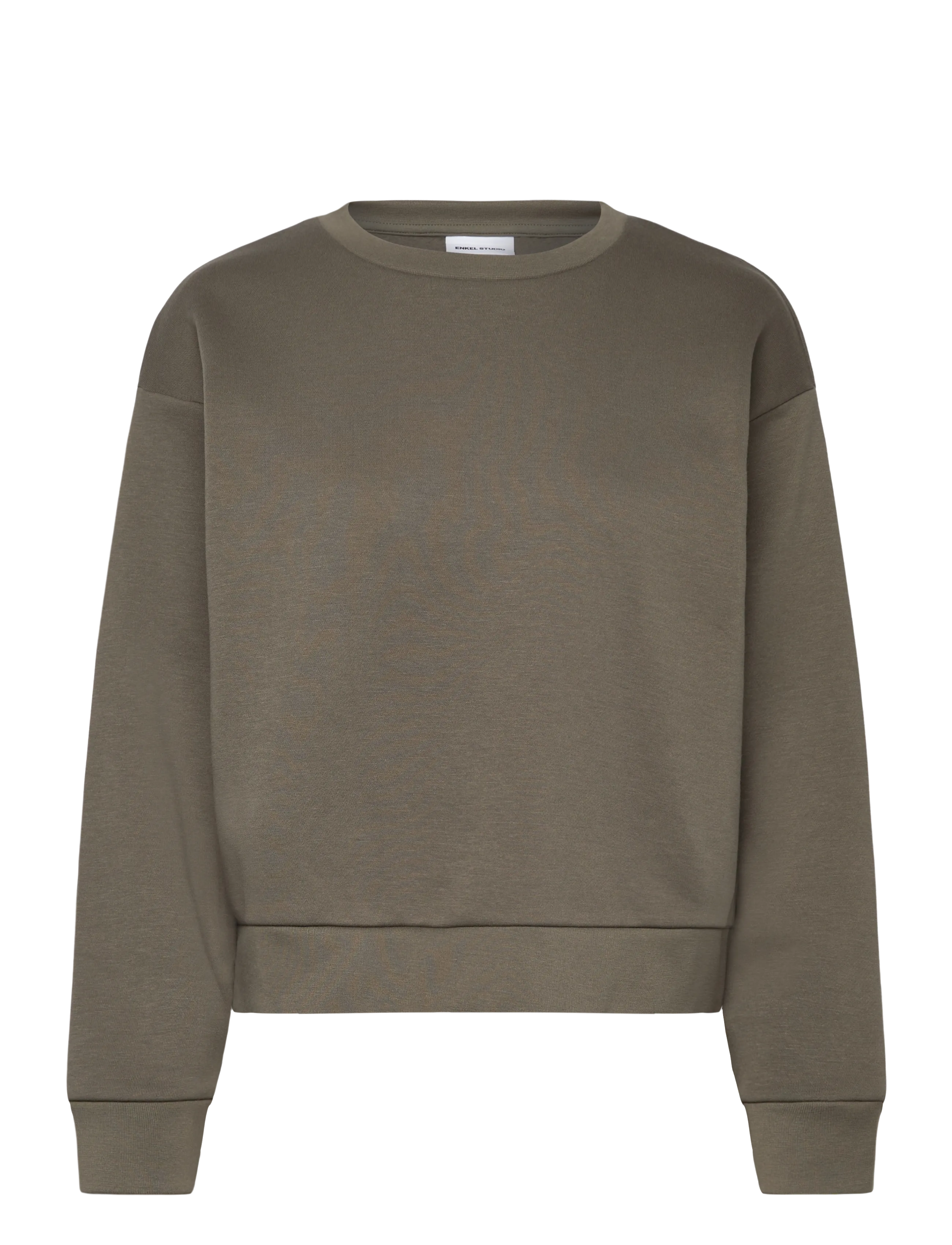 ENKEL STUDIO O-Neck Sweat Oversize Khaki - S - Damen