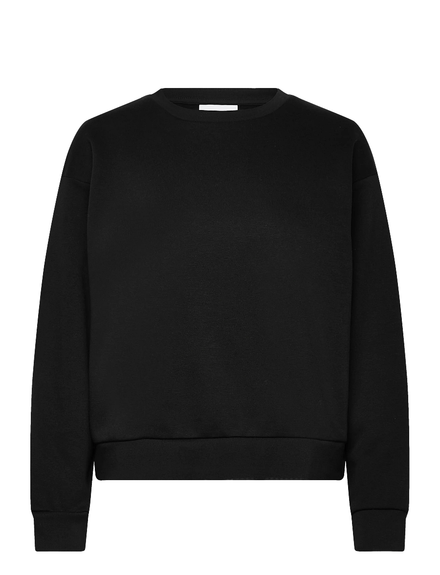 Enkel Studio - O-neck sweat oversize - dressipluusid - black - 0