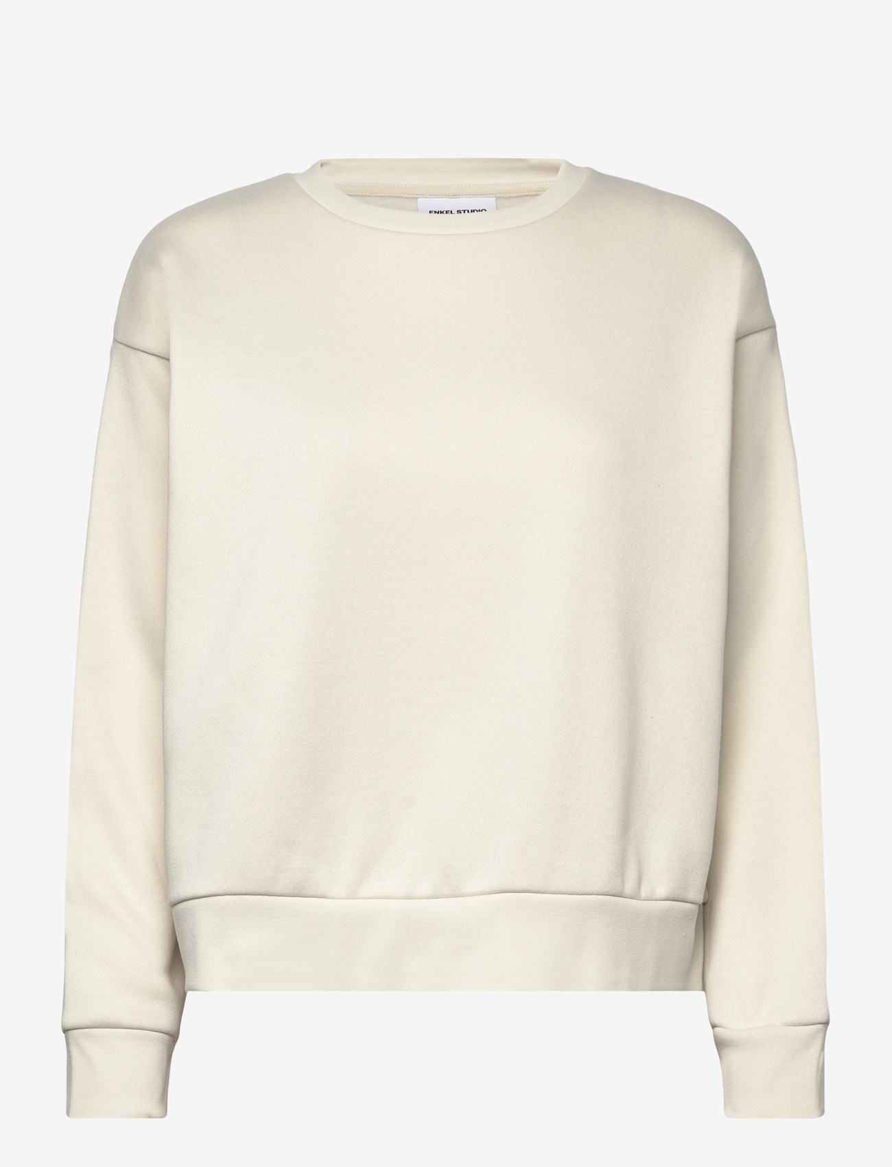 Enkel Studio - O-neck sweat oversize - alltags-style - bone white - 1