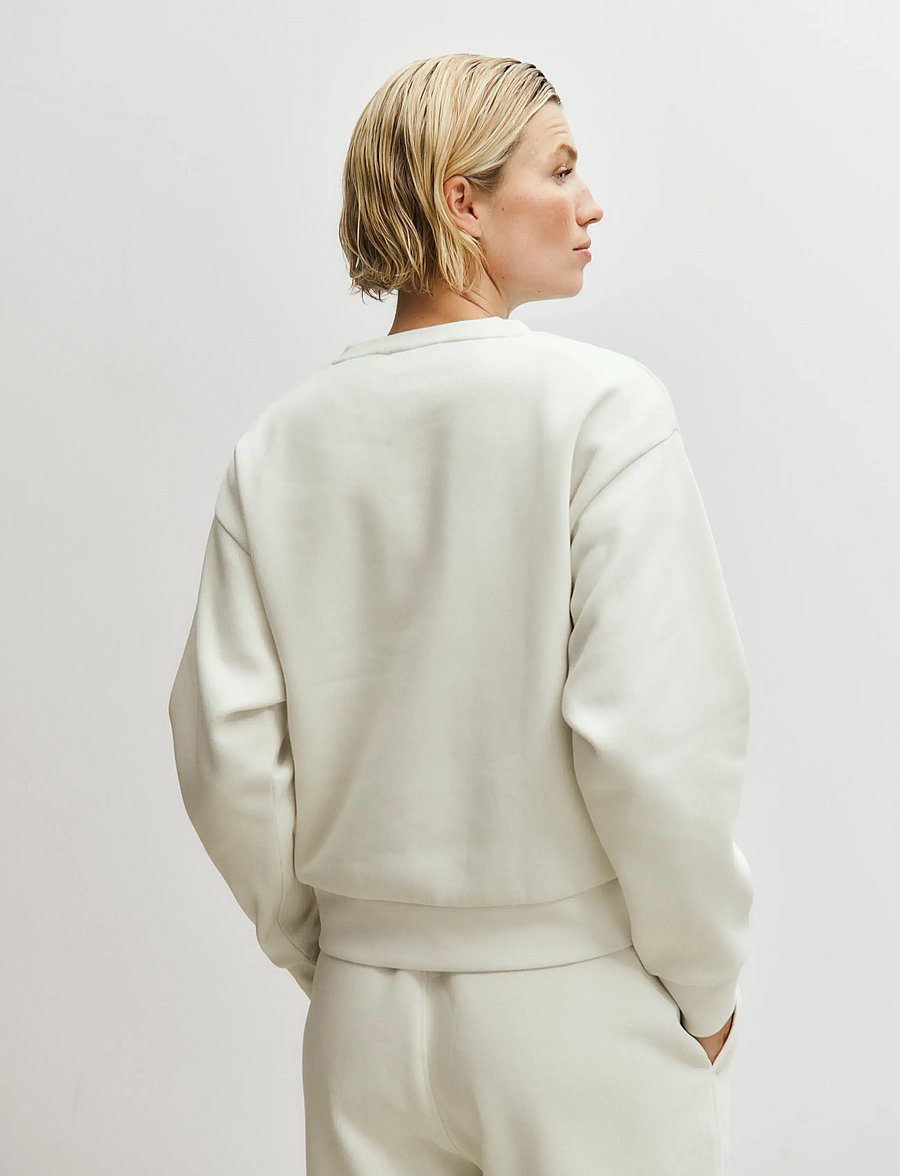 Enkel Studio - O-neck sweat oversize - dressipluusid - bone white - 3