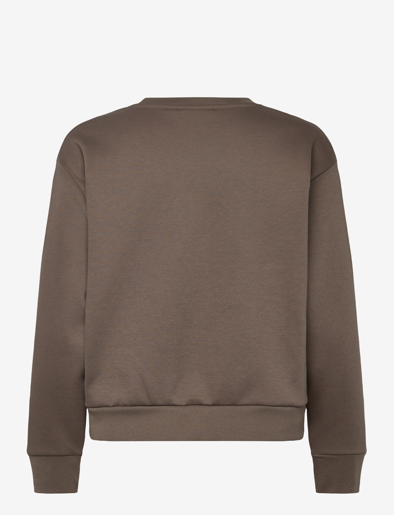 Enkel Studio - O-neck sweat oversize - hverdags stil - brown - 1