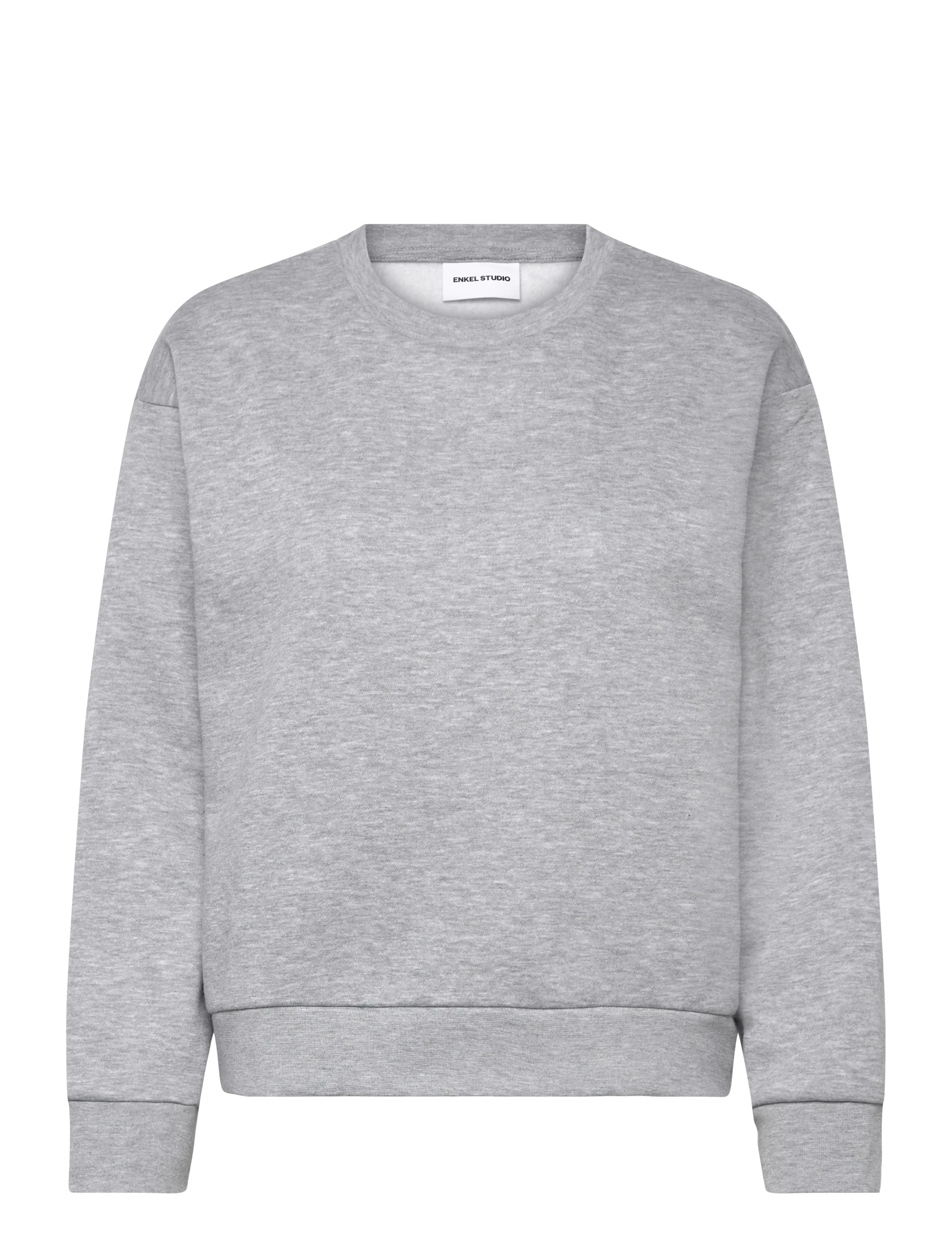 Enkel Studio O-neck sweat oversize - Enkel Studio - GREY MEL / grey