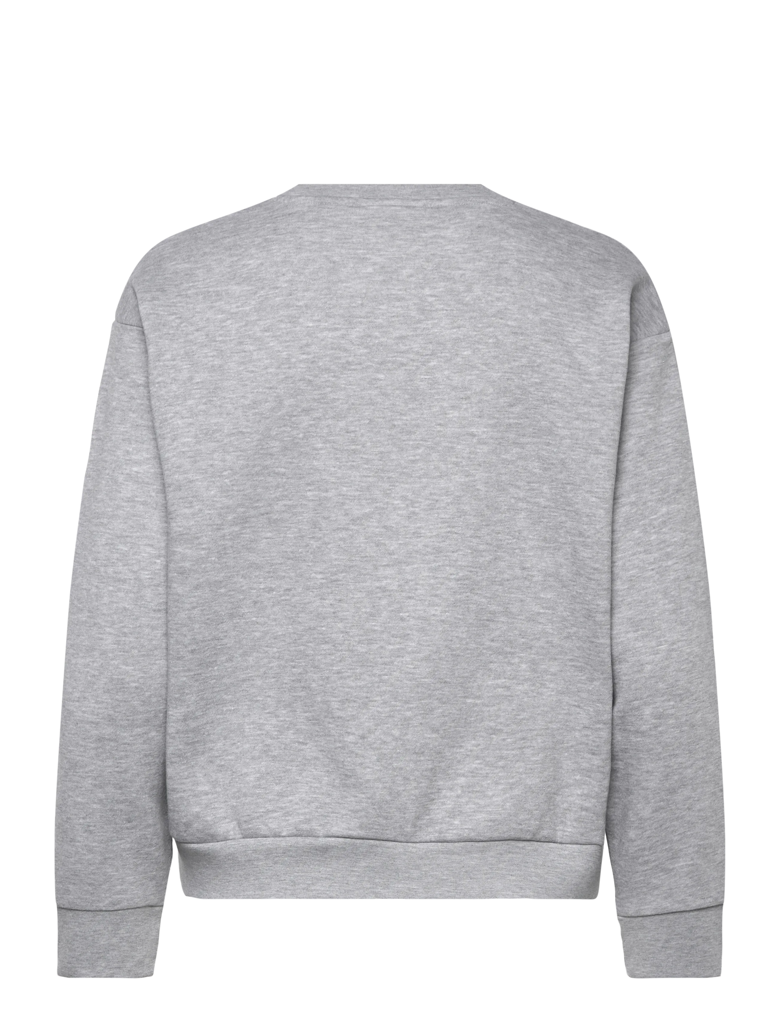 Enkel Studio - O-neck sweat oversize - mažiausios kainos - grey mel - 1