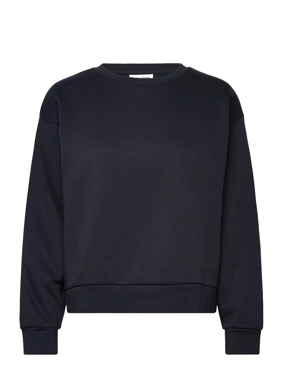Enkel Studio - O-neck sweat oversize - dressipluusid - navy - 1