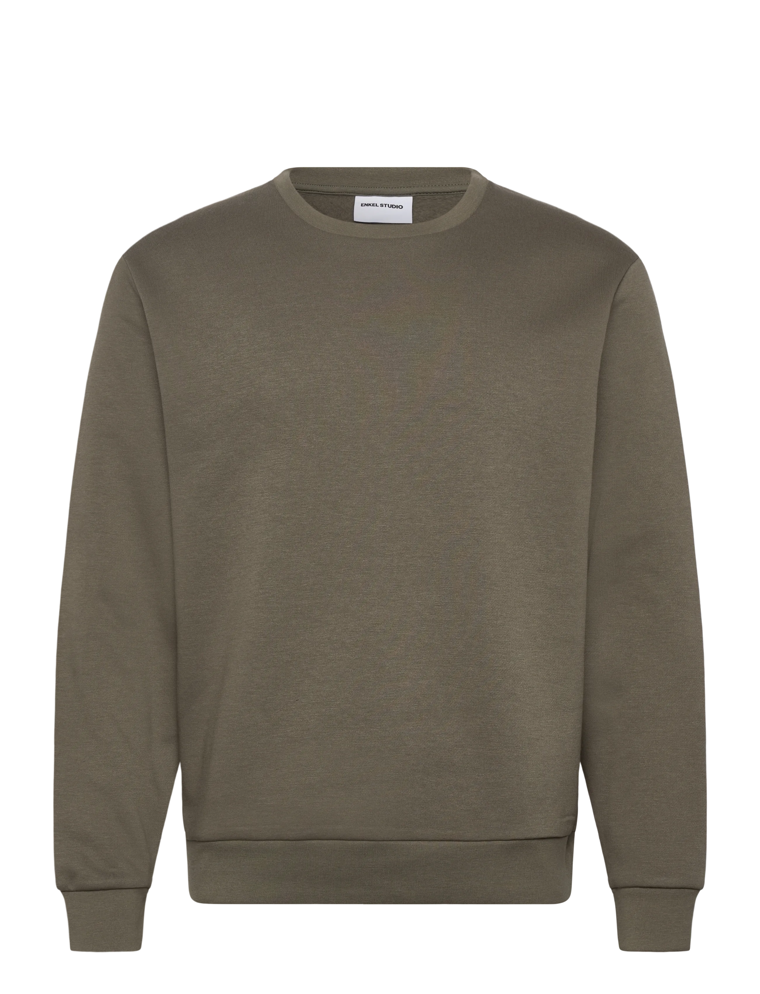 Enkel Studio O-neck sweatshirt - Booztlet only men - ARMY / khaki/green