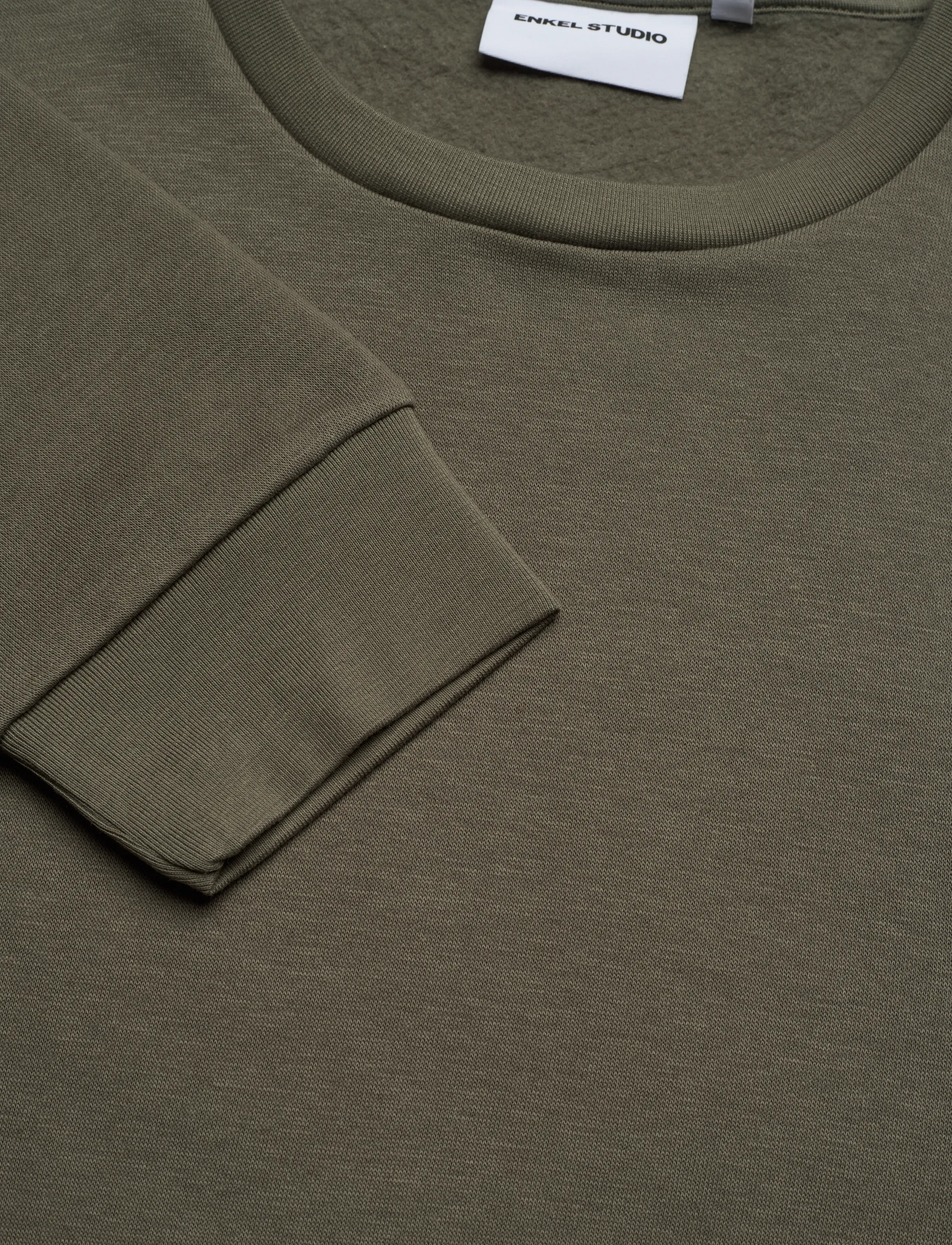 Enkel Studio - O-neck sweatshirt - sweatshirts - army - 2