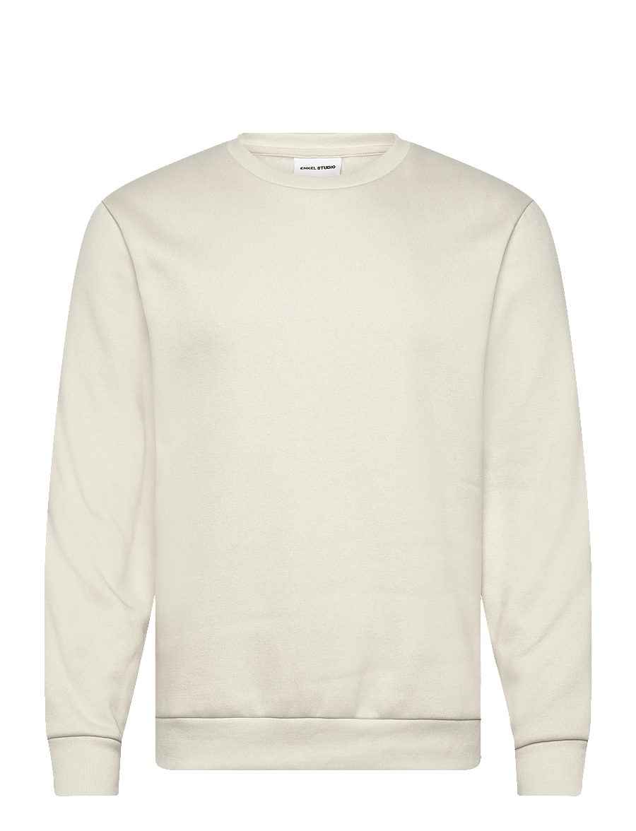 Enkel Studio - O-neck sweatshirt - sweatshirts - bone white - 0