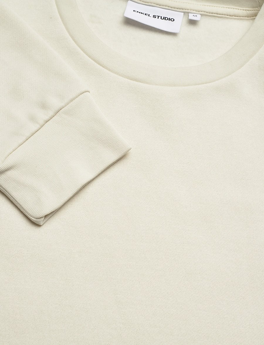 Enkel Studio - O-neck sweatshirt - sweatshirts - bone white - 2
