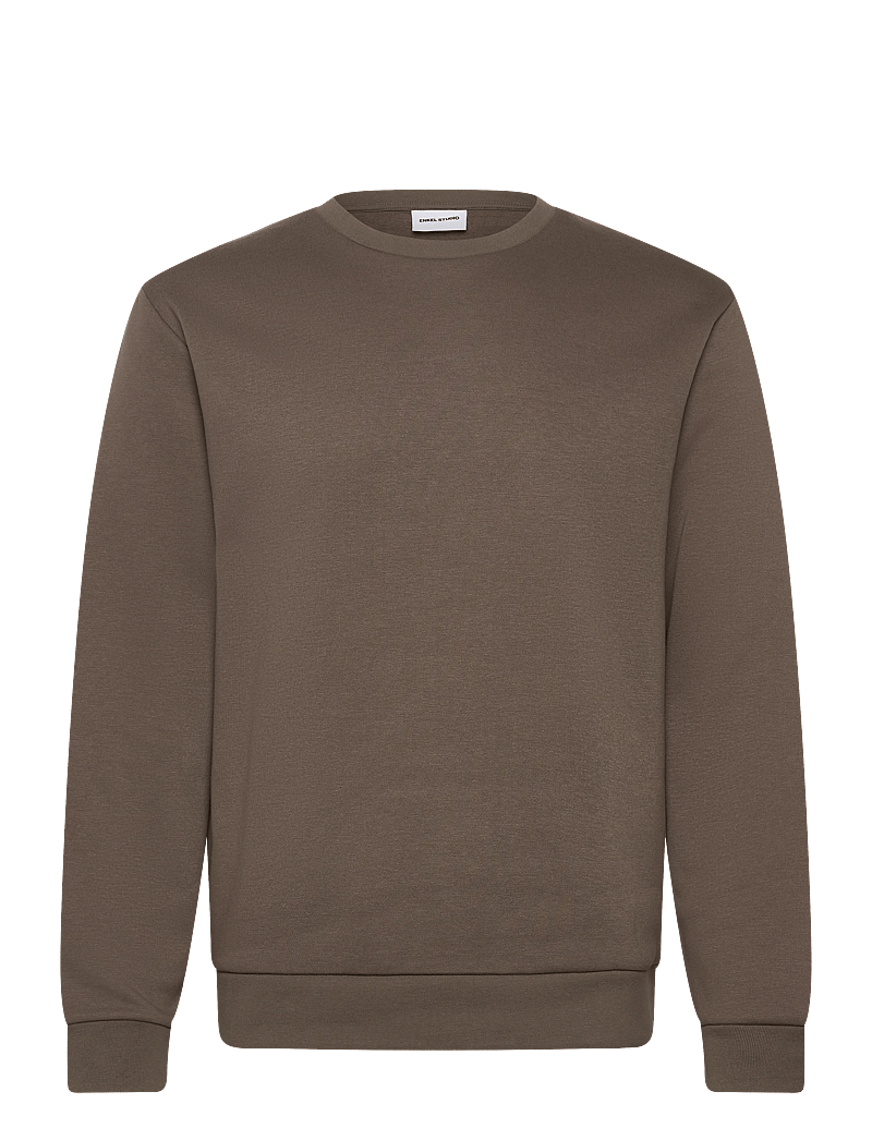 Enkel Studio - O-neck sweatshirt - sweatshirts - brown - 0