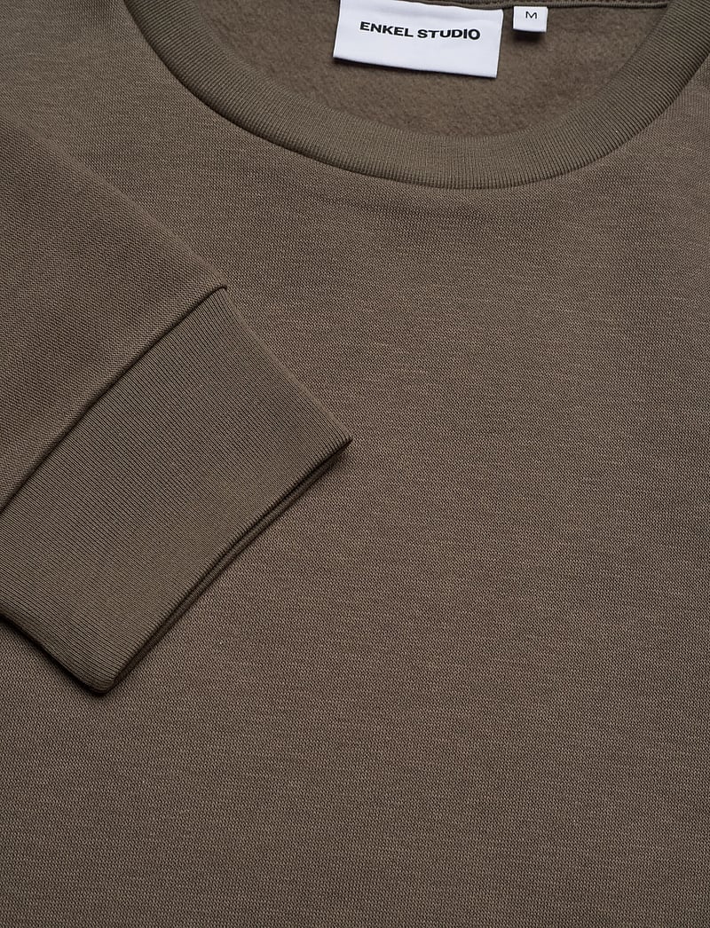 Enkel Studio - O-neck sweatshirt - sweatshirts - brown - 2