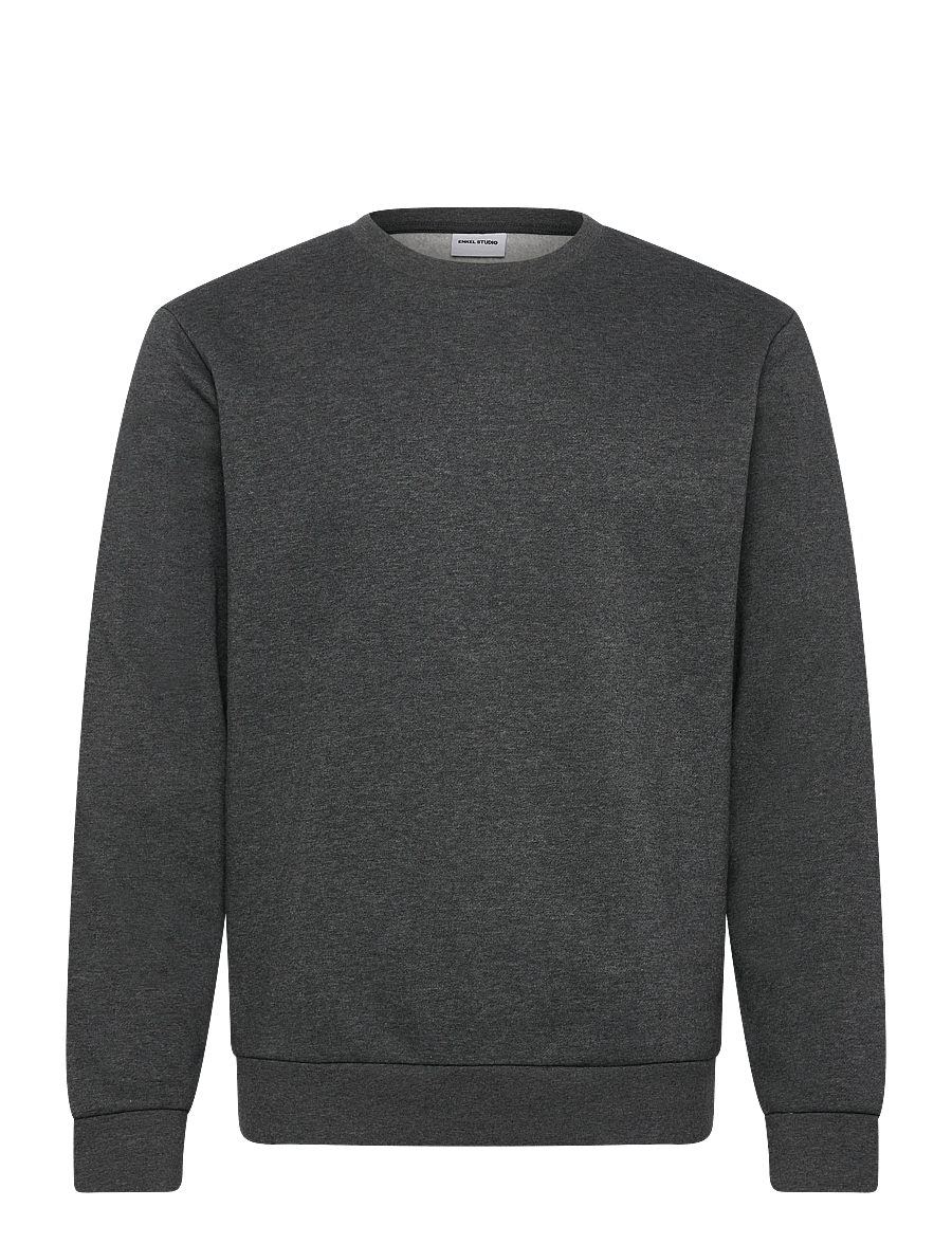 Enkel Studio - O-neck sweatshirt - sweatshirts - dk grey - 1