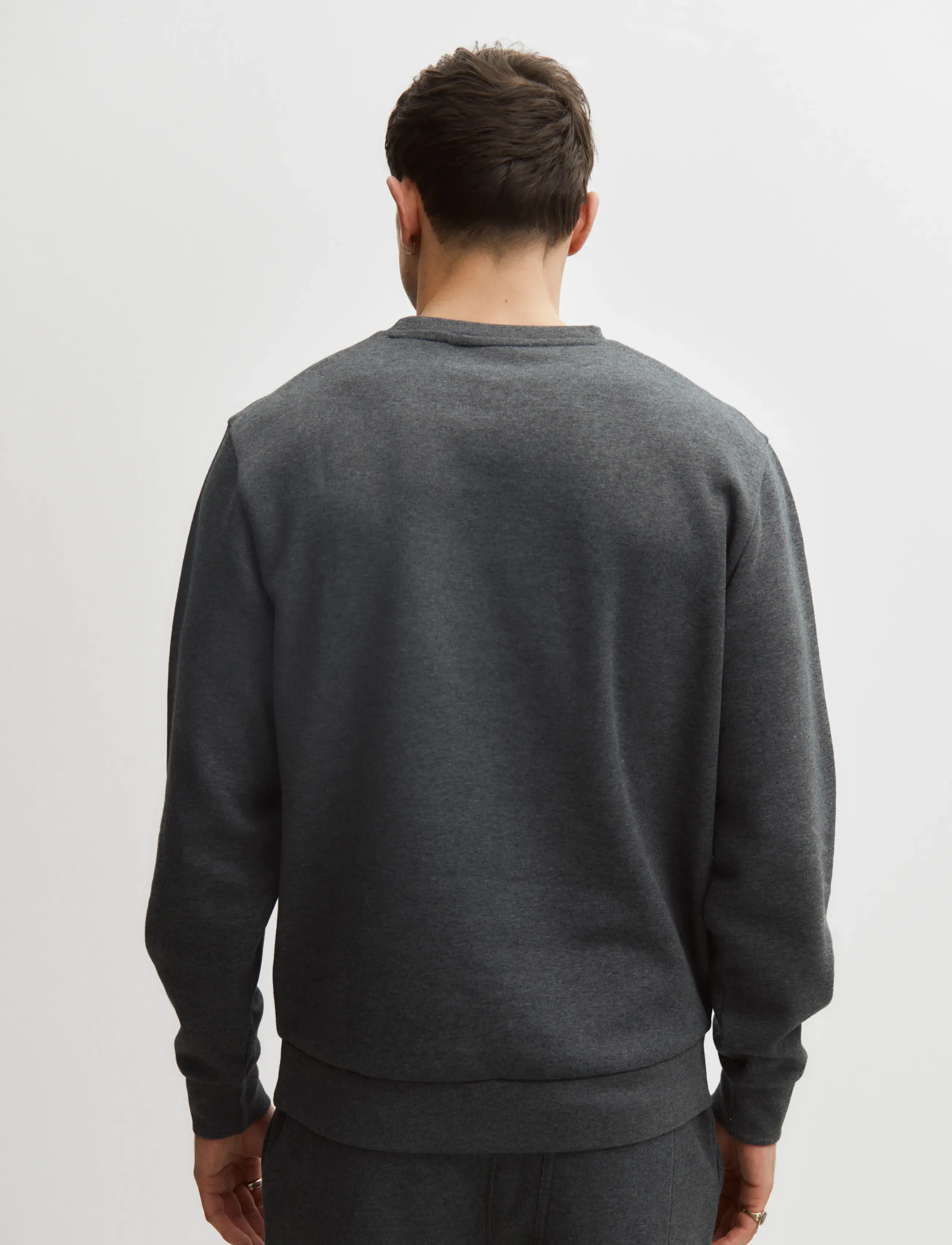 Enkel Studio - O-neck sweatshirt - sweatshirts - dk grey - 3