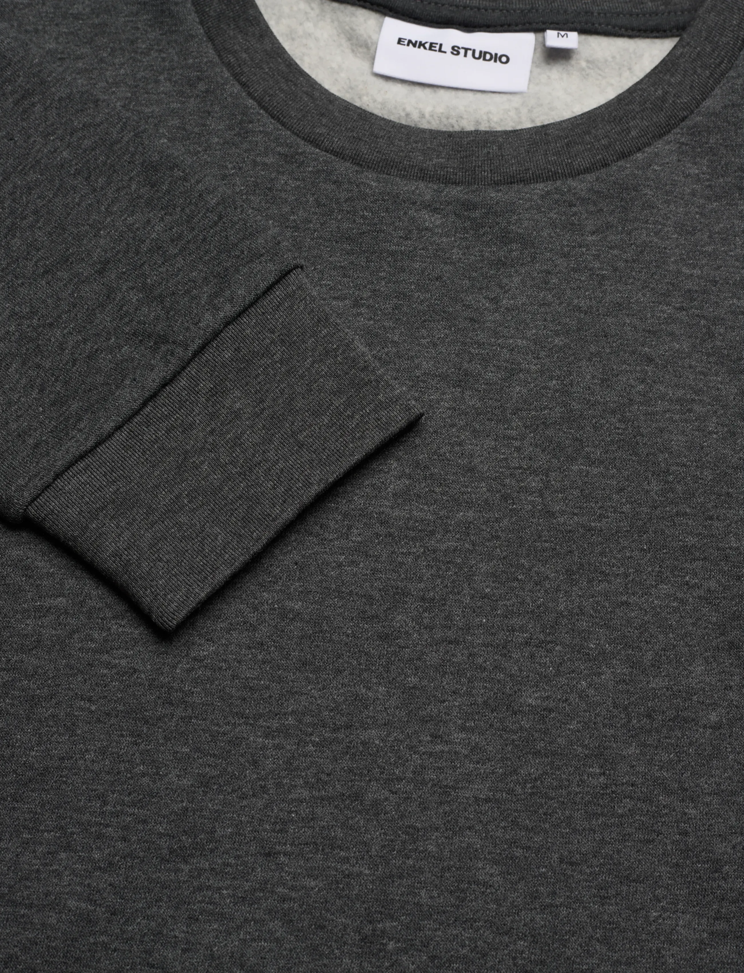 Enkel Studio - O-neck sweatshirt - sweatshirts - dk grey - 5