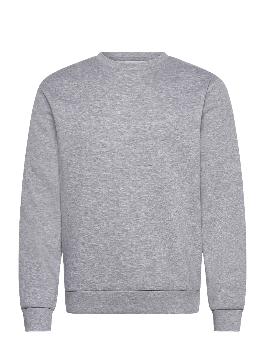 Enkel Studio - O-neck sweatshirt - sweatshirts - grey mel - 0