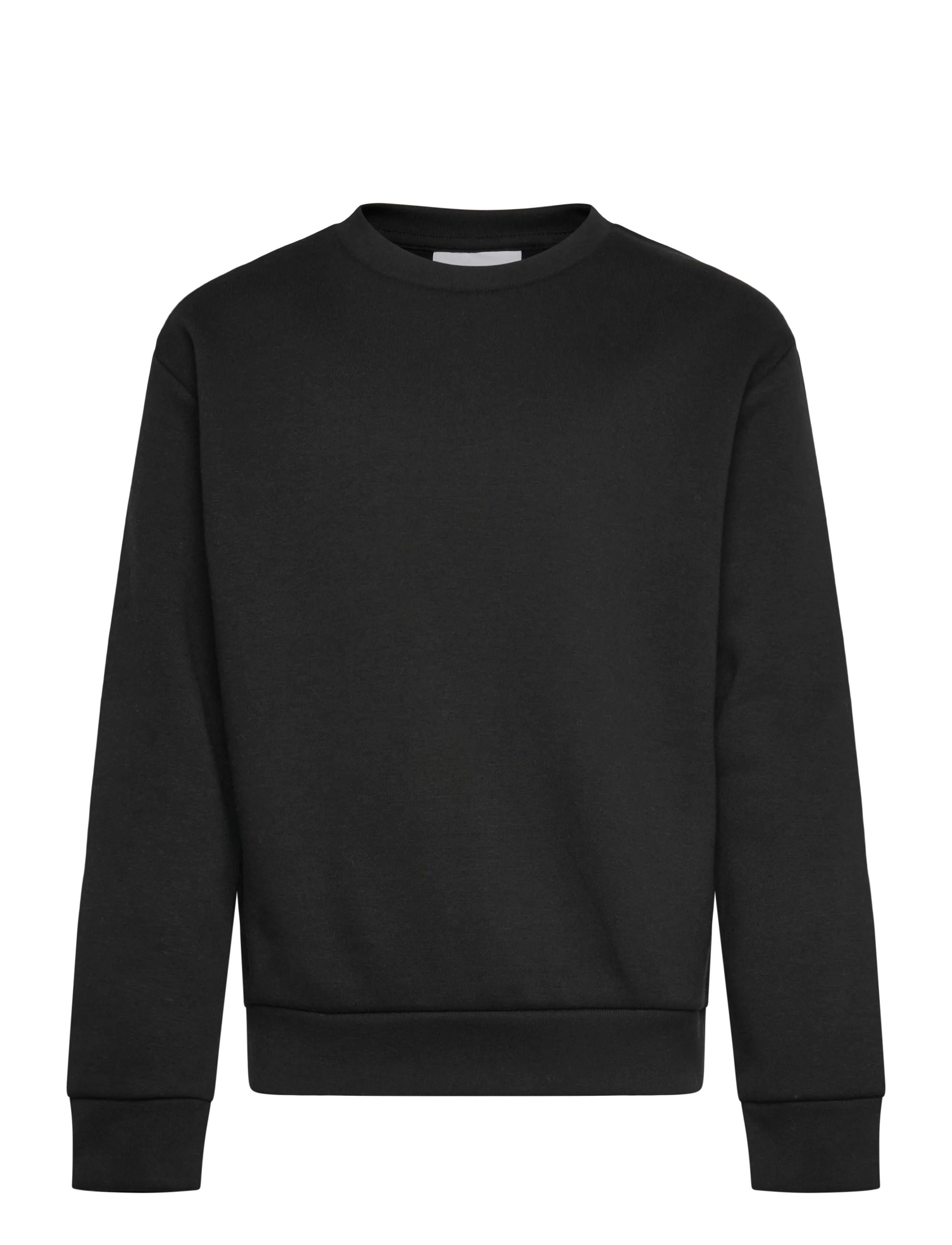 Enkel Studio O-Neck Sweatshirt, 122, Black, Sweatshirts & Hættetrøjer > Sweatshirts, Børn