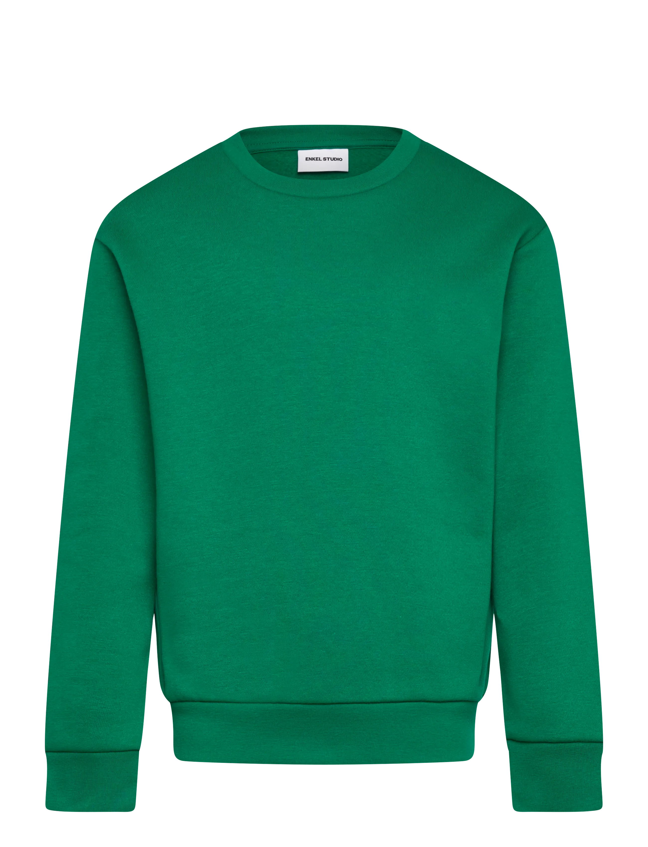 Enkel Studio O-neck sweatshirt - Pluusid - BRIGHT GREEN / green