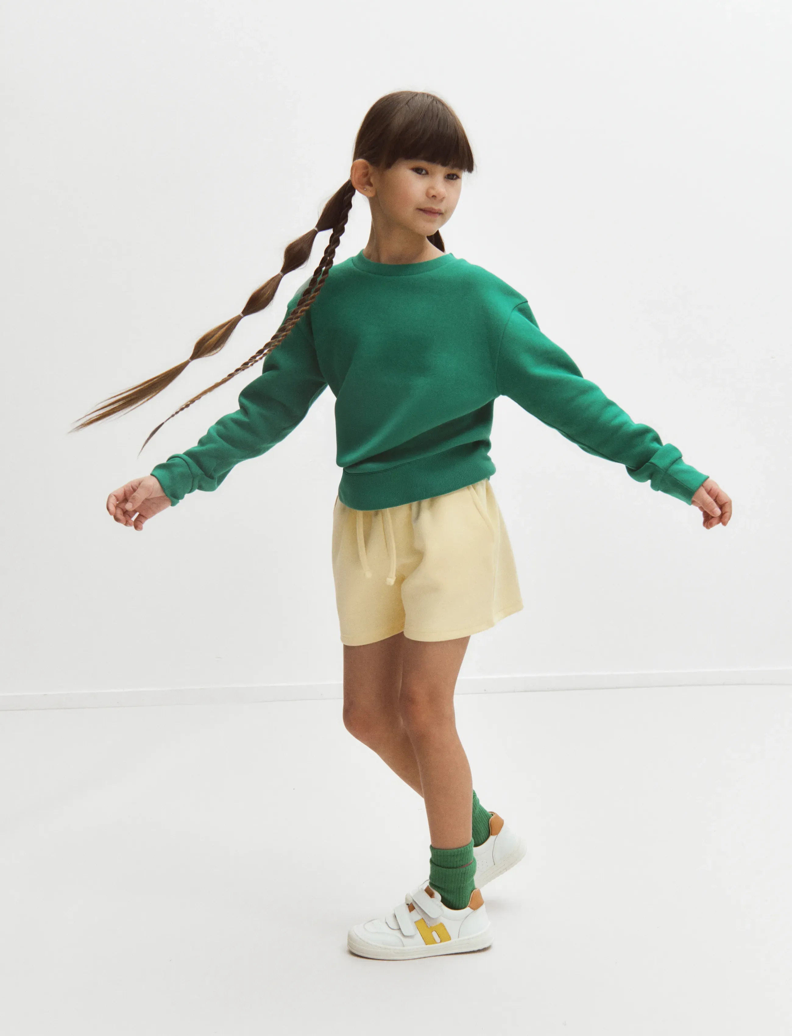 Enkel Studio O-neck sweatshirt - Sweatshirts - BRIGHT GREEN / green
