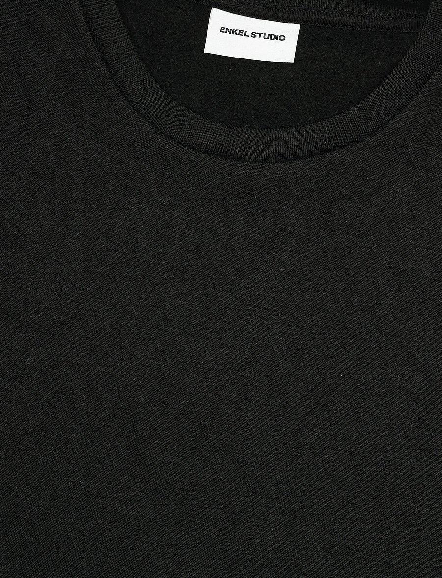 Enkel Studio - O-neck sweatshirt - sweatshirts - black - 2
