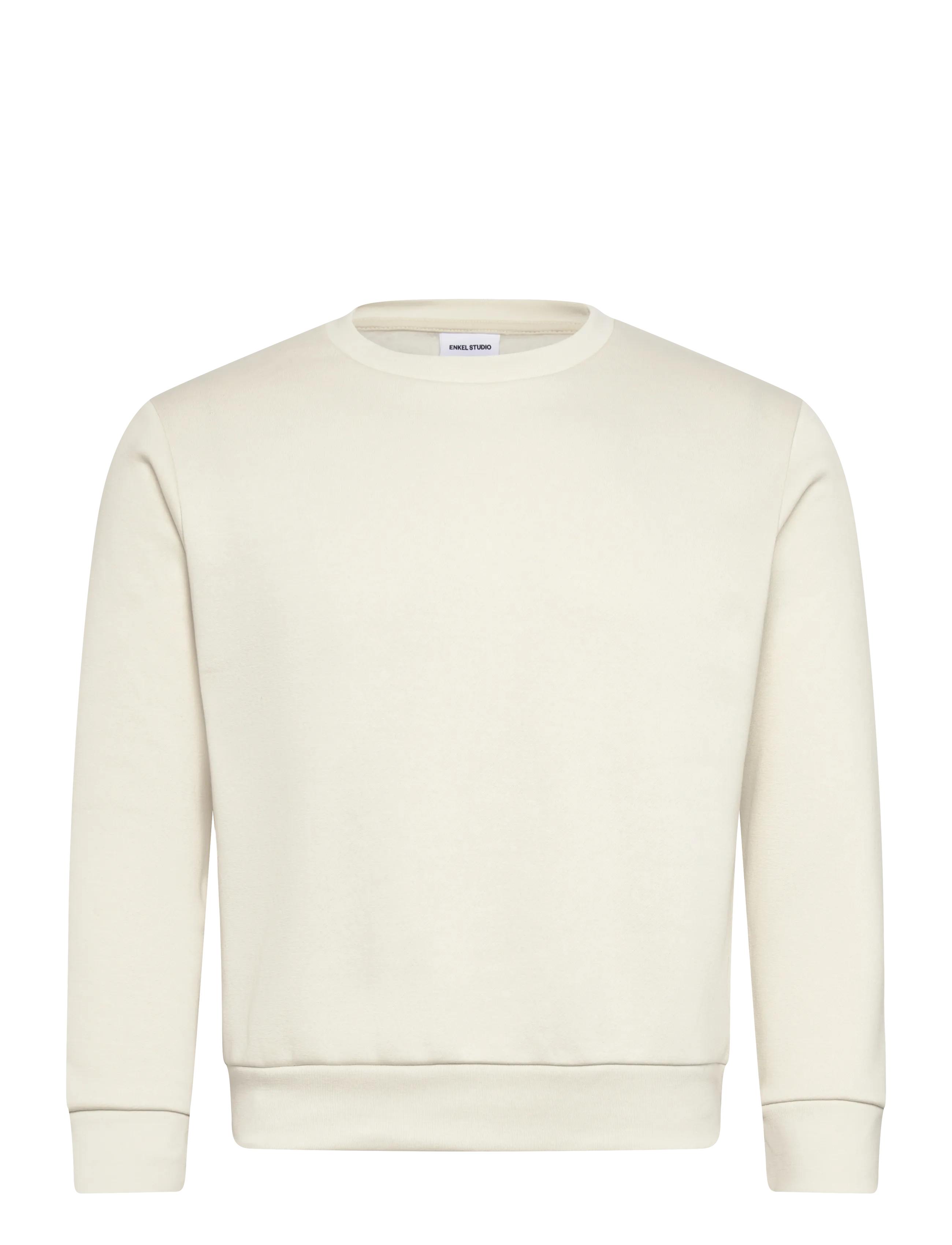 Enkel Studio O-neck sweatshirt - Enkel Studio - BONE WHITE / white