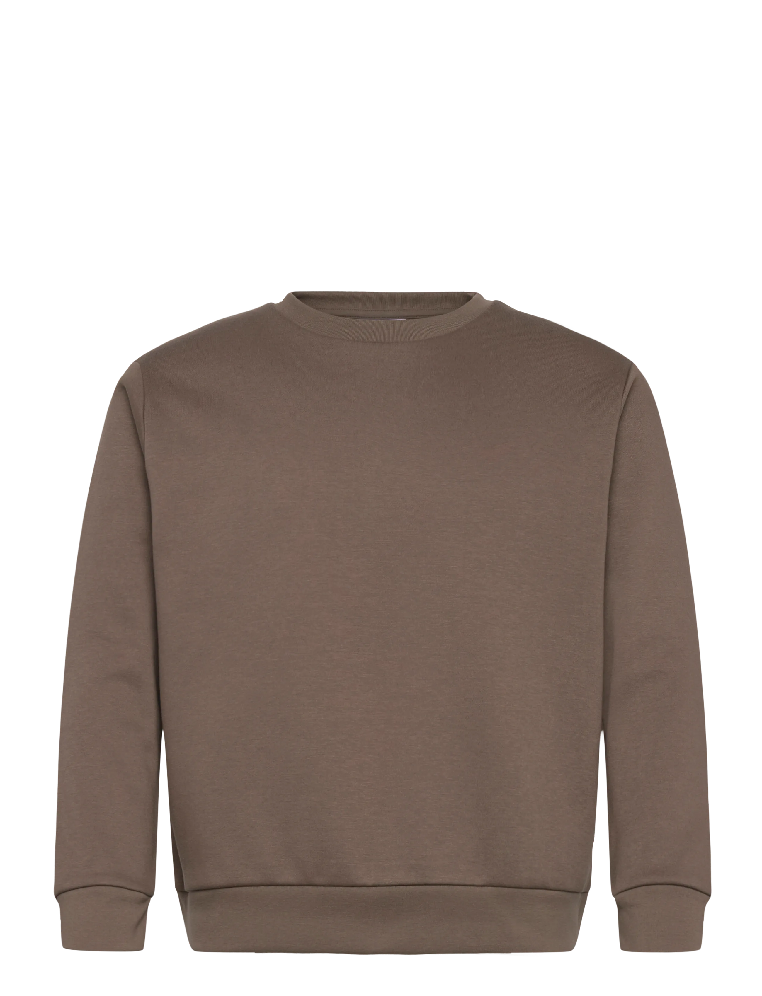 Enkel Studio O-neck sweatshirt - Sweatshirts - BROWN / brown