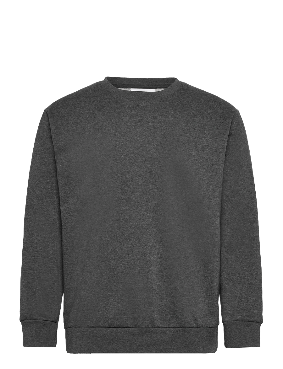 Enkel Studio - O-neck sweatshirt - hverdags stil - dk grey - 1